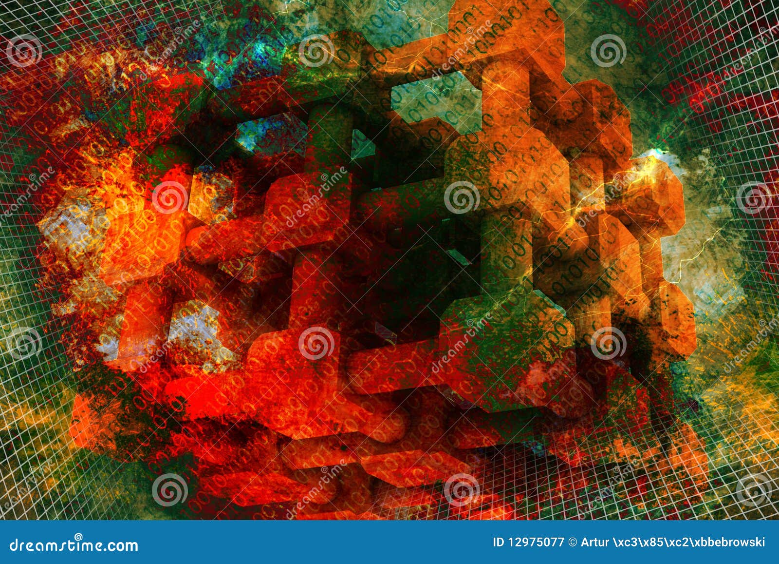 Digital background stock illustration. Illustration of tempera - 12975077