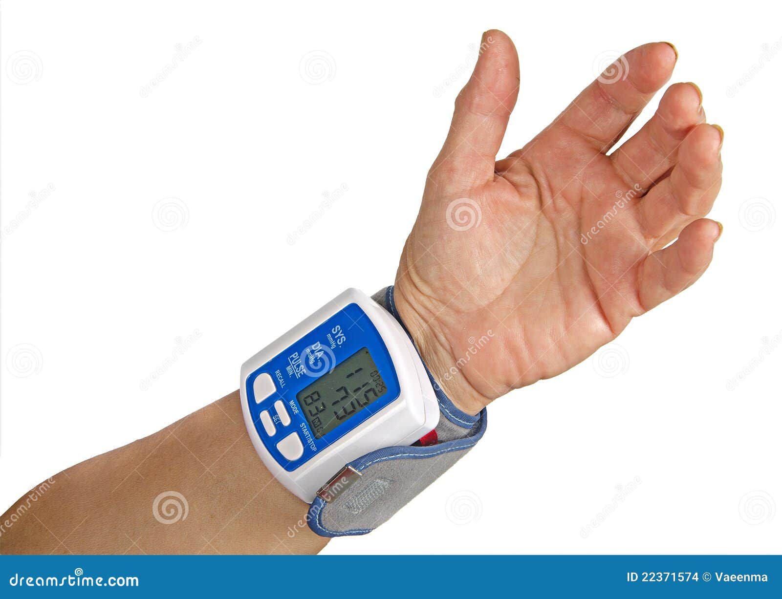 Digital Blood Pressure Meter Stock Photo Image of closeup, blood