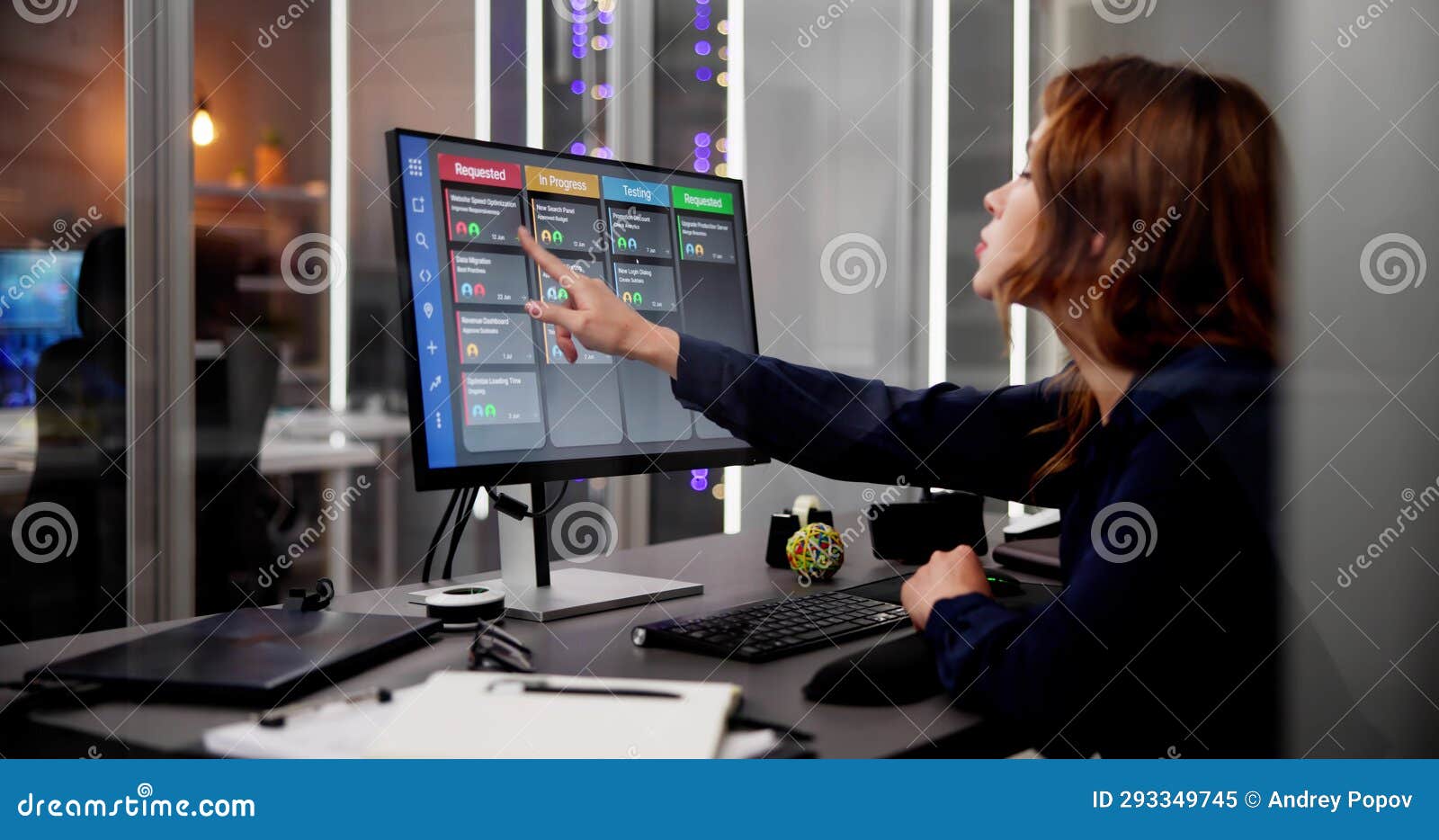 Digital Calendar Schedule Software in Office Stock Image Image of Digital Calendar Schedule Software in Office Stock Image Image of