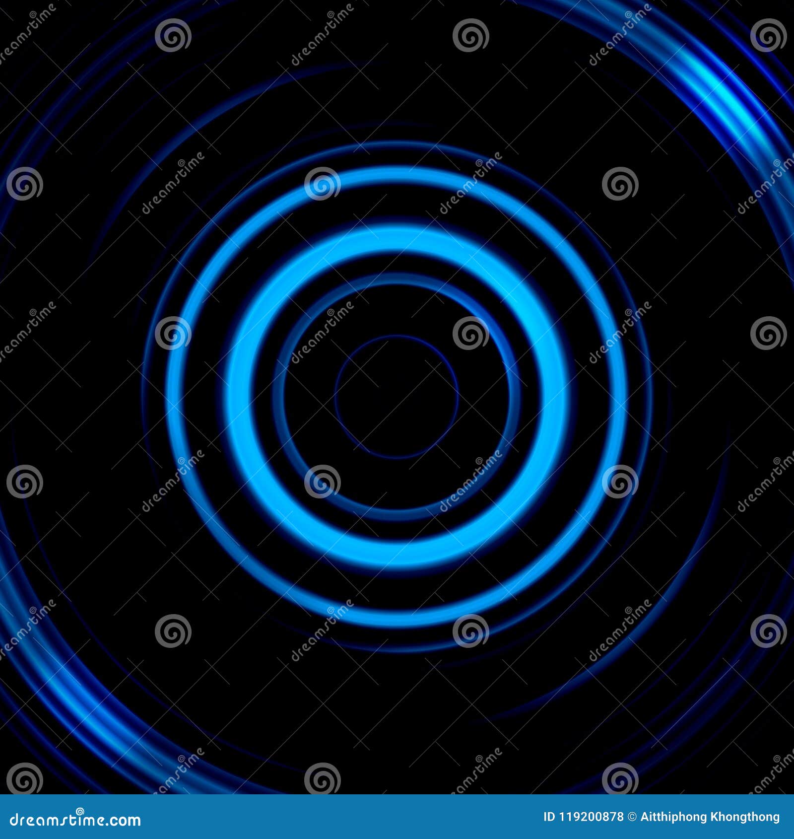 digital camera with blue eye effect, abstract background