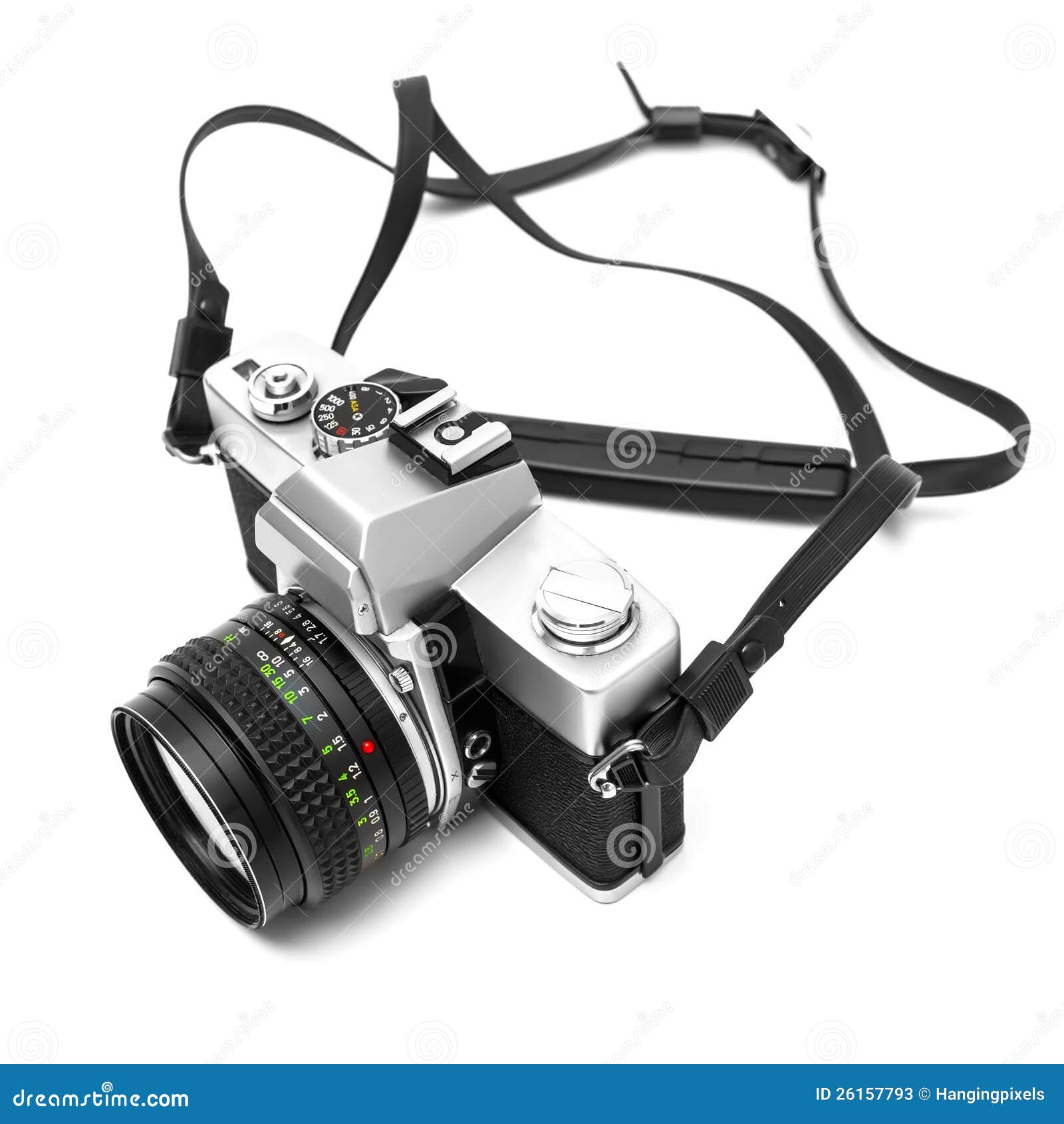 Digital Camera Isolated On White Background DSLR Stock Image Image of