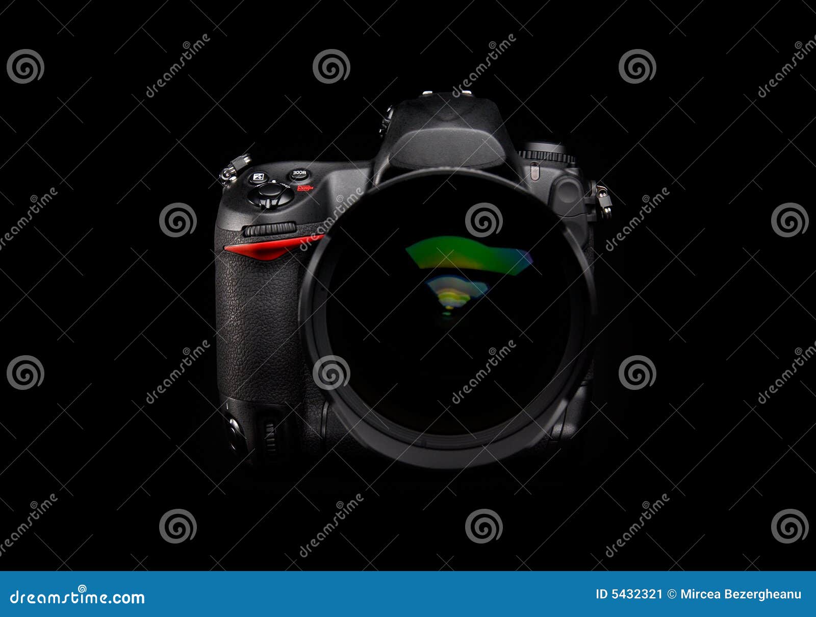Digital Camera with Zoom Lens Stock Image Image of flash
