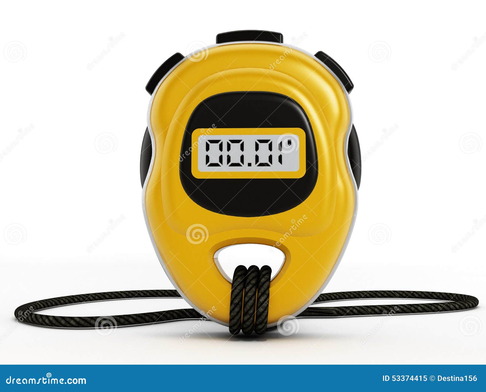 chronomètre sport 3D Illustration Stock