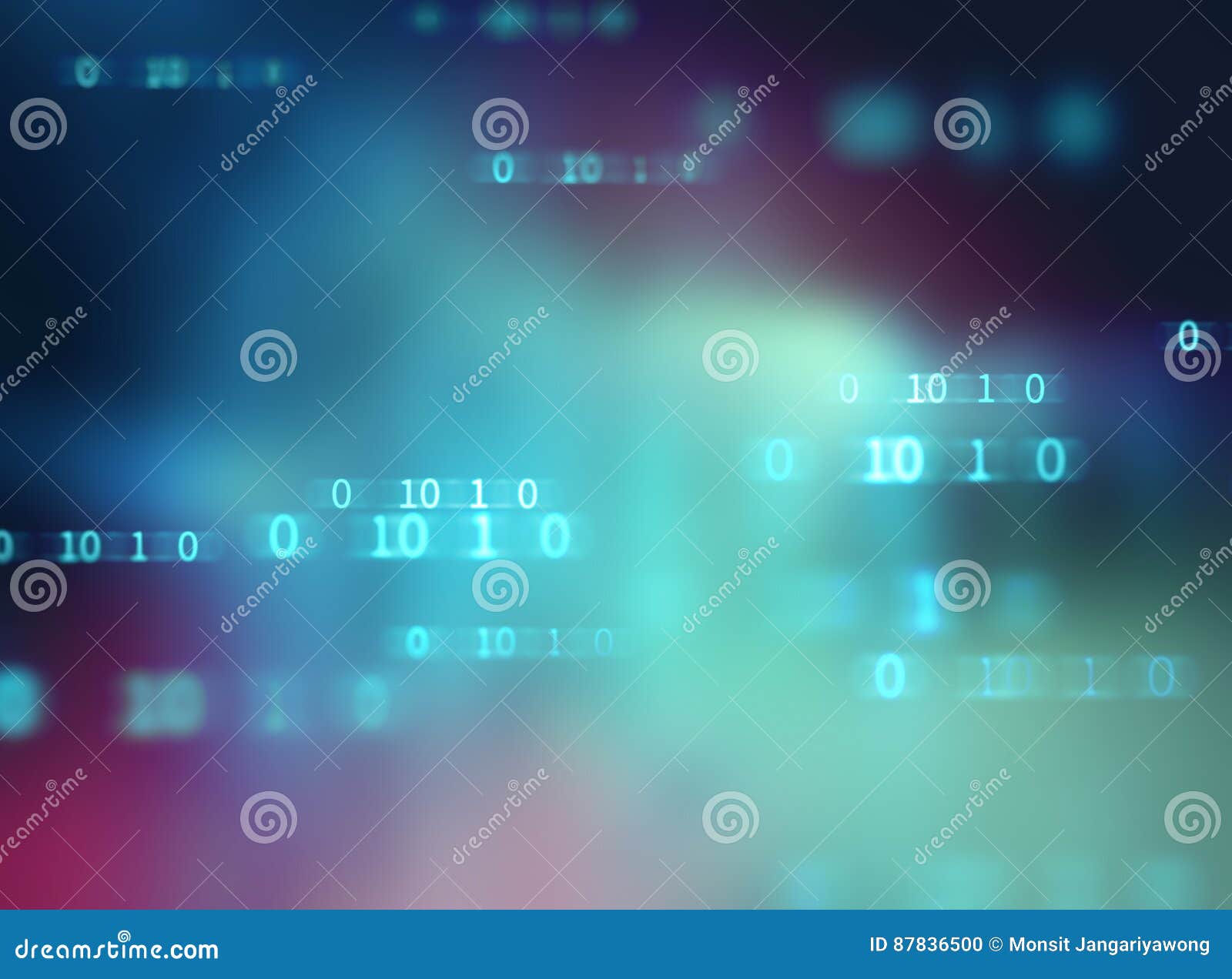 Digital code number abstract technology background royalty free stock