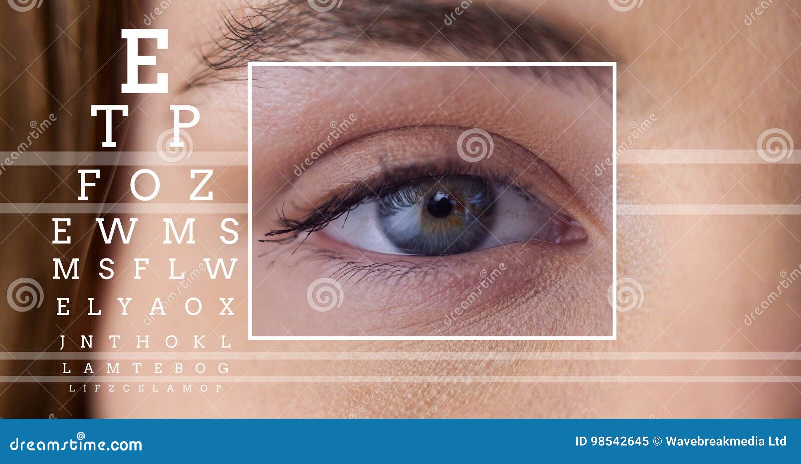 Computer Eye Test Chart