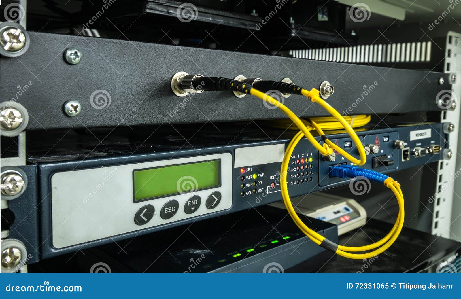Digital Control Panel Power Supply for Data Center Stock Image Image