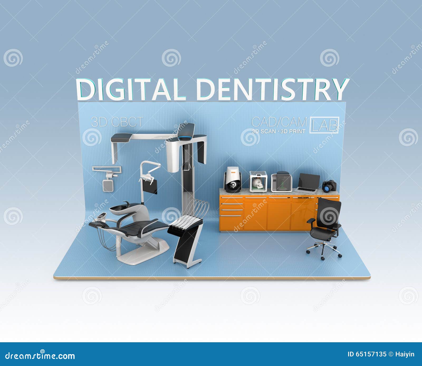 digital dentistry concept