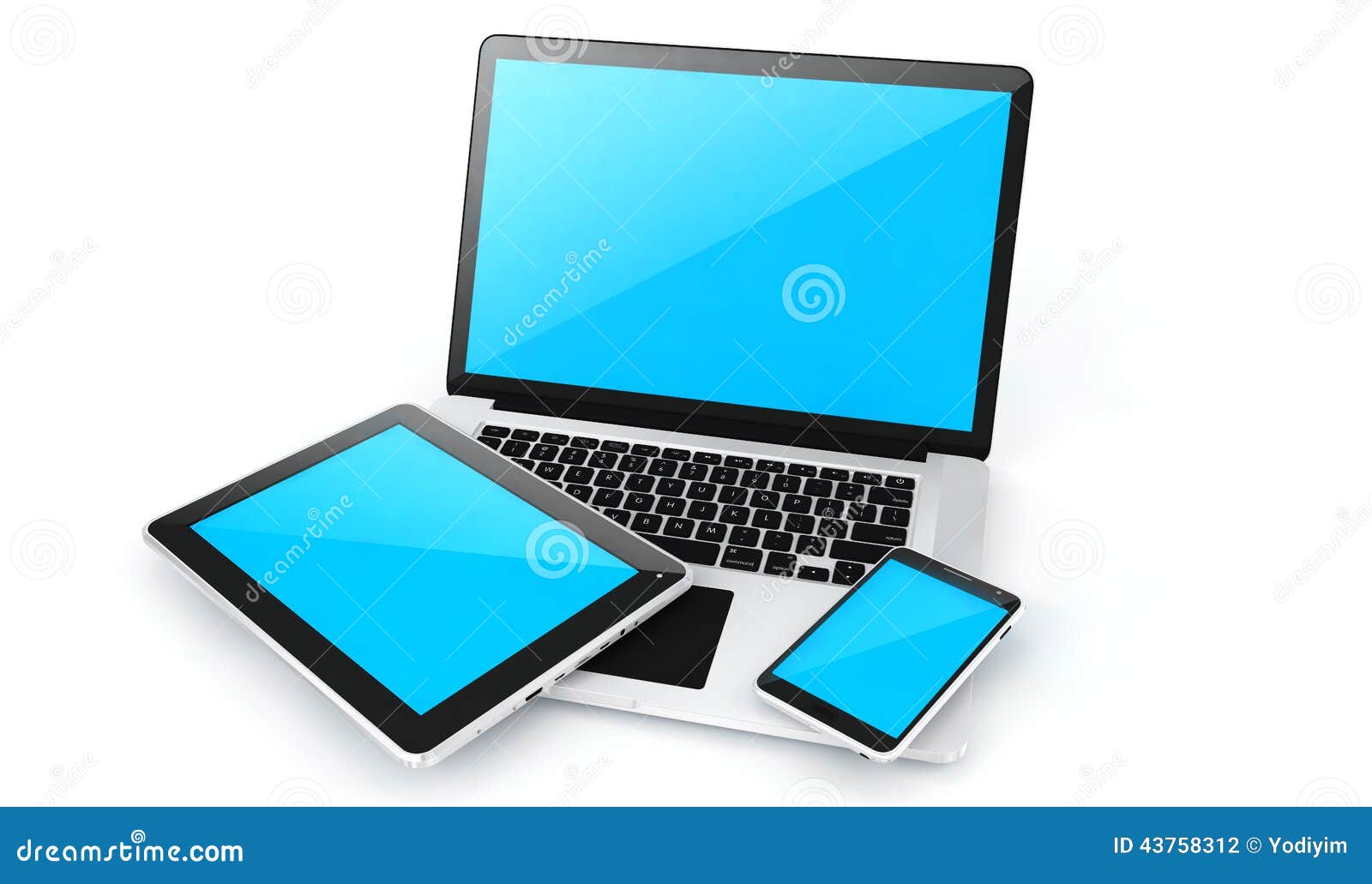 digital devices-labtop, tablet and smart phone.