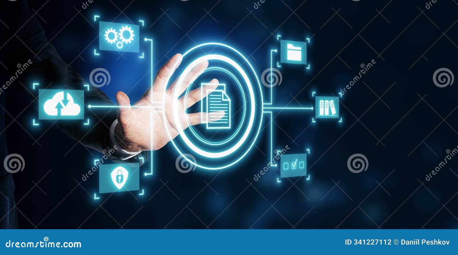 digital document management in a virtual network environment