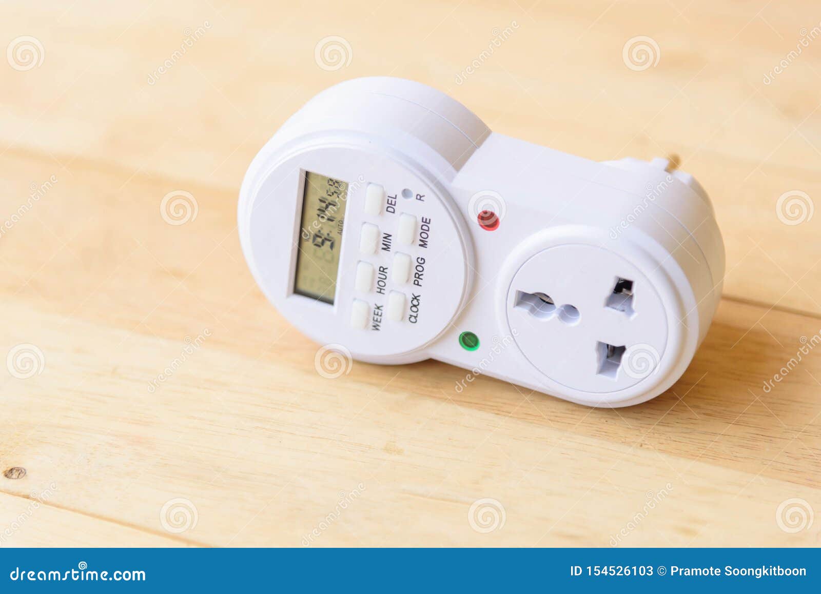 Digital Electric Plug Timer Stock Image Image of electronic