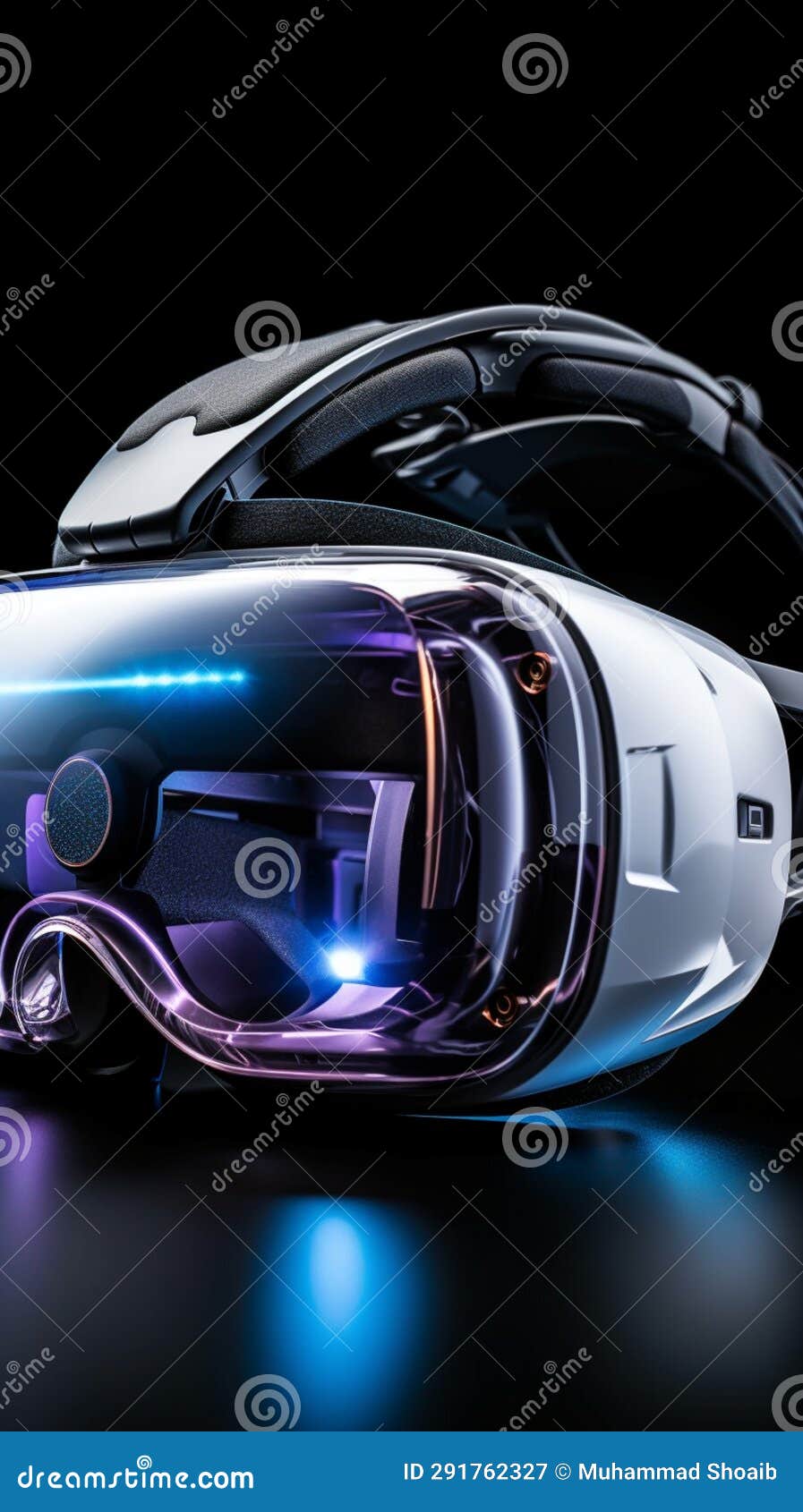 Digital Evolution Futuristic VR Headset the Ultimate Gadget for