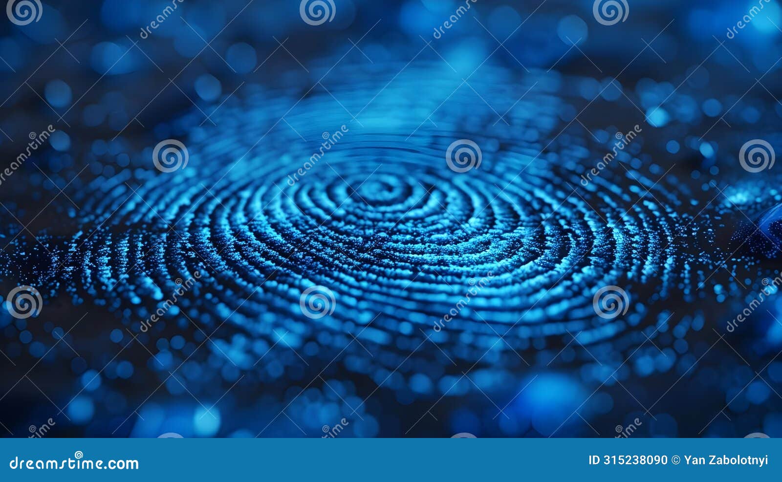 digital fingerprint - the key to secure data. concept data encryption, cybersecurity measures,