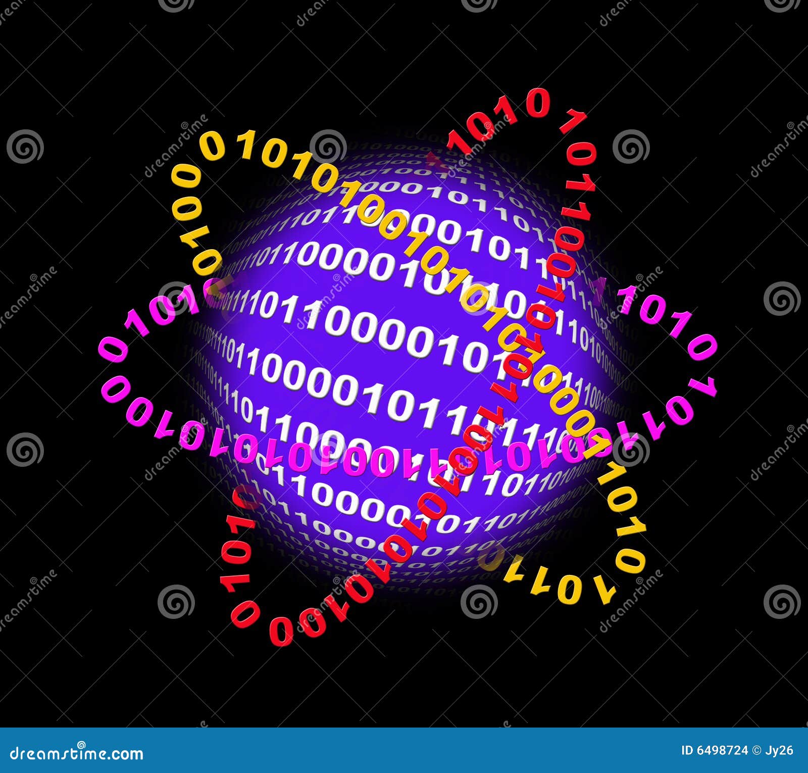 Digital globe stock photo. Image of binaries, business 6498724