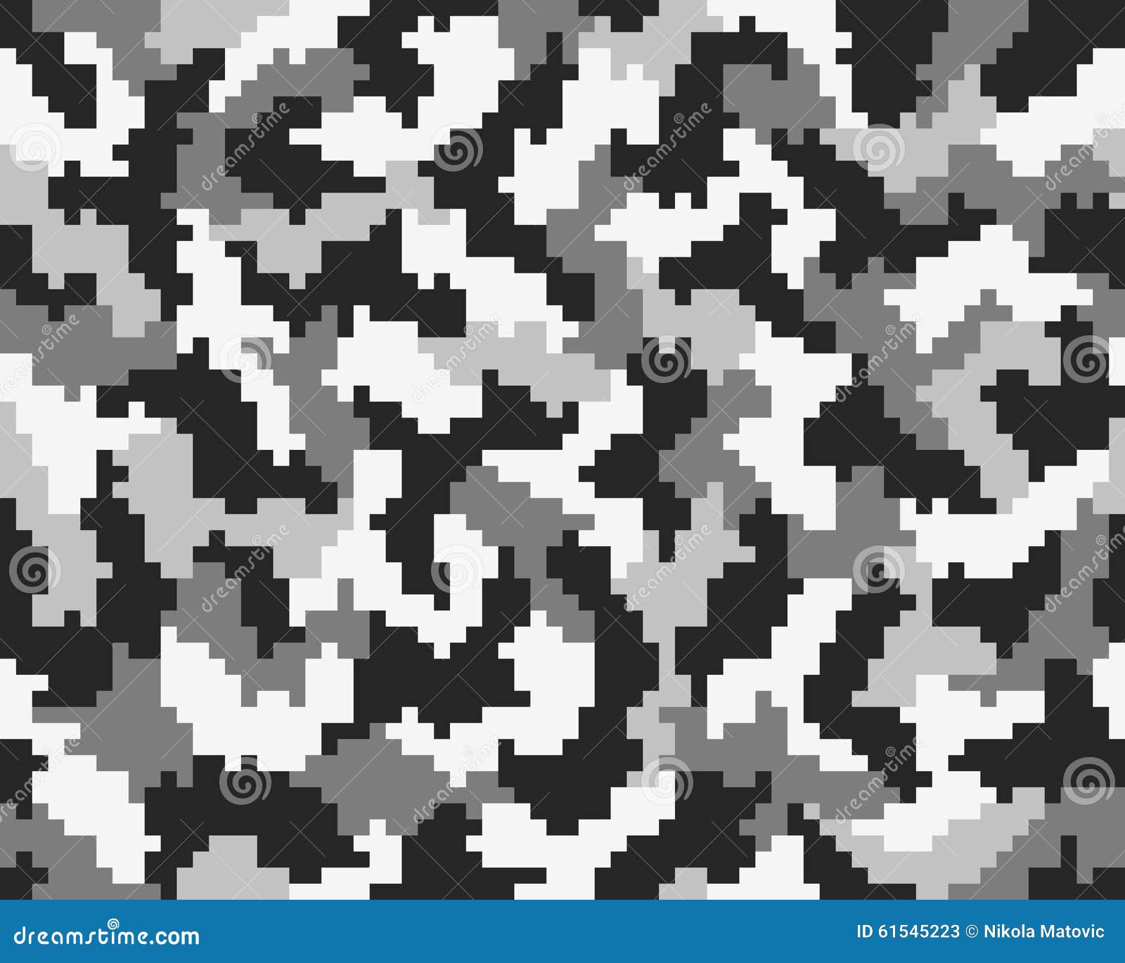 Digital gray camouflage stock illustration. Illustration of disruptive