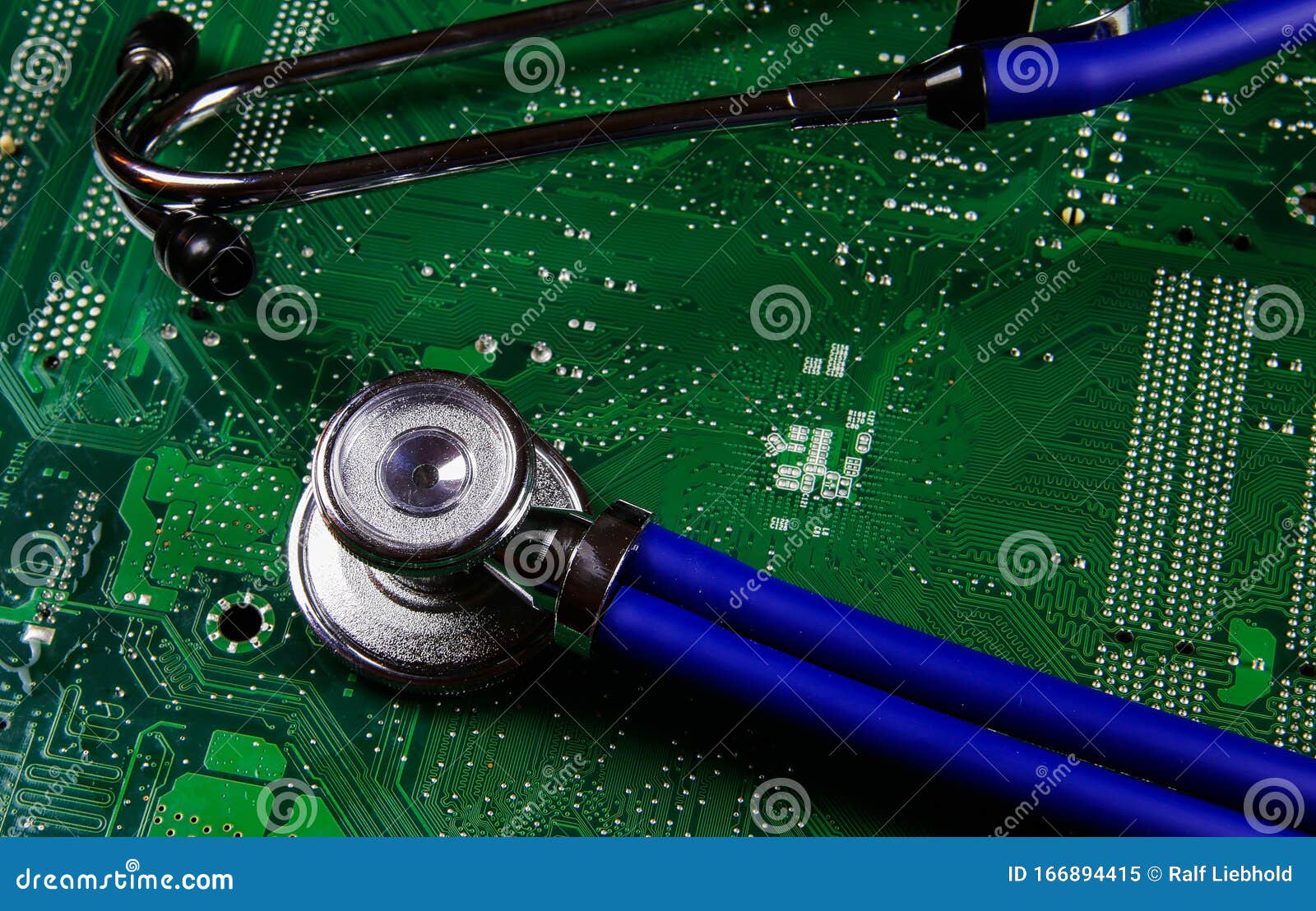 Stethoscope And Circuit Board Royalty-Free Stock Photo Circuit Diagram