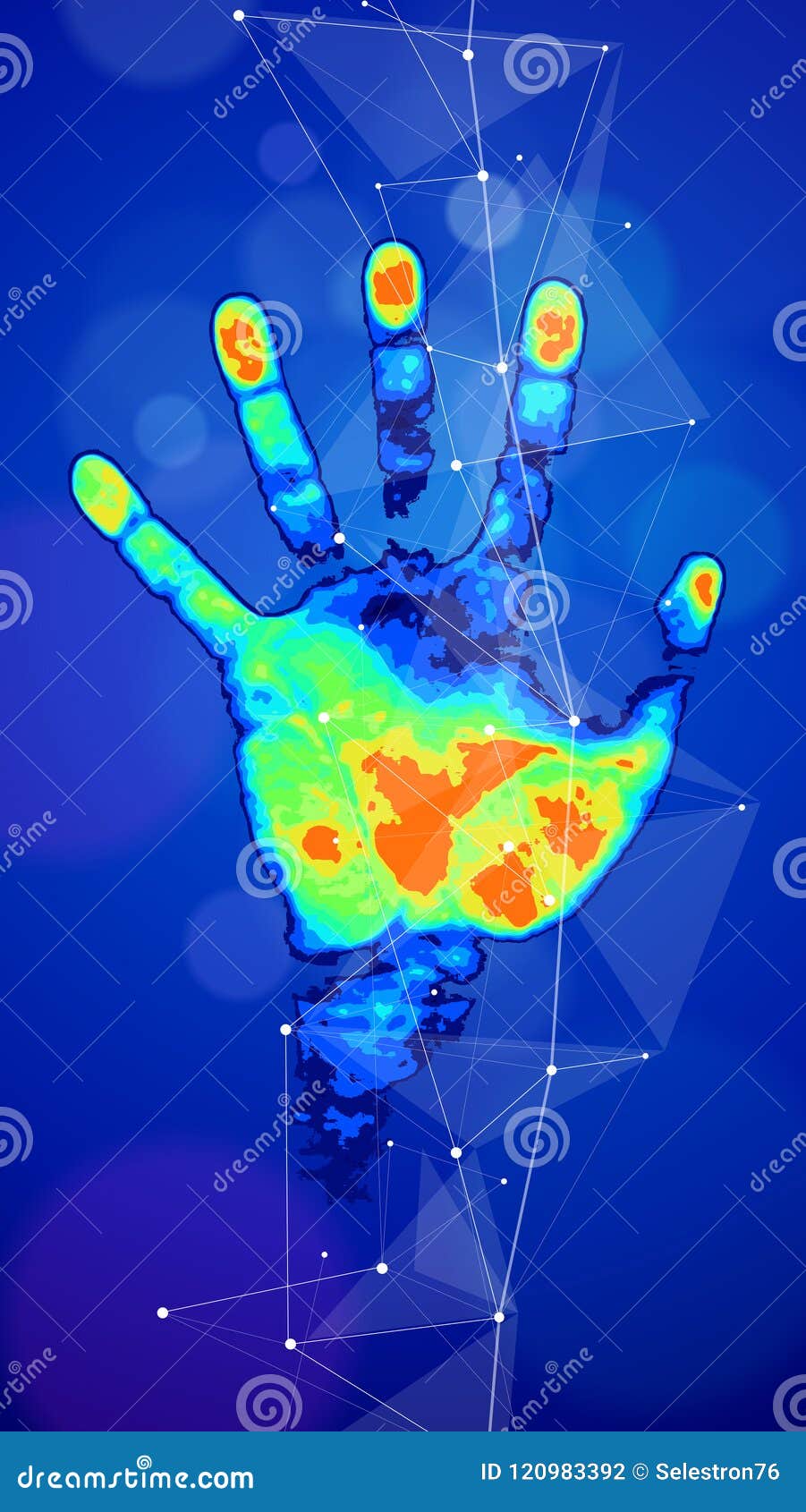 Thermal Hand Print, Chemical Formulas, Radial HUD Elements & Green