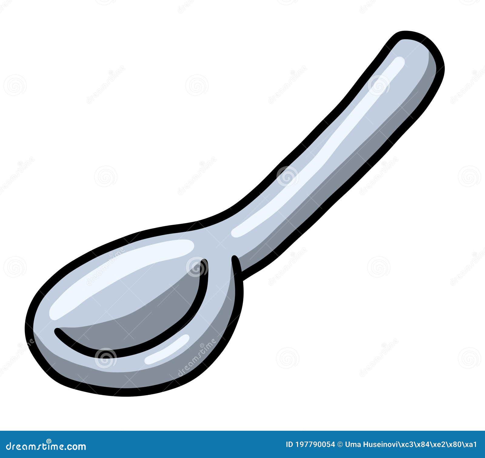 A Cartoon Silver Kitchen Spoon Stock Illustration - Illustration of dessert, dish: 197790054 A Cartoon Silver Kitchen Spoon Stock Illustration - Illustration of dessert, dish: 197790054