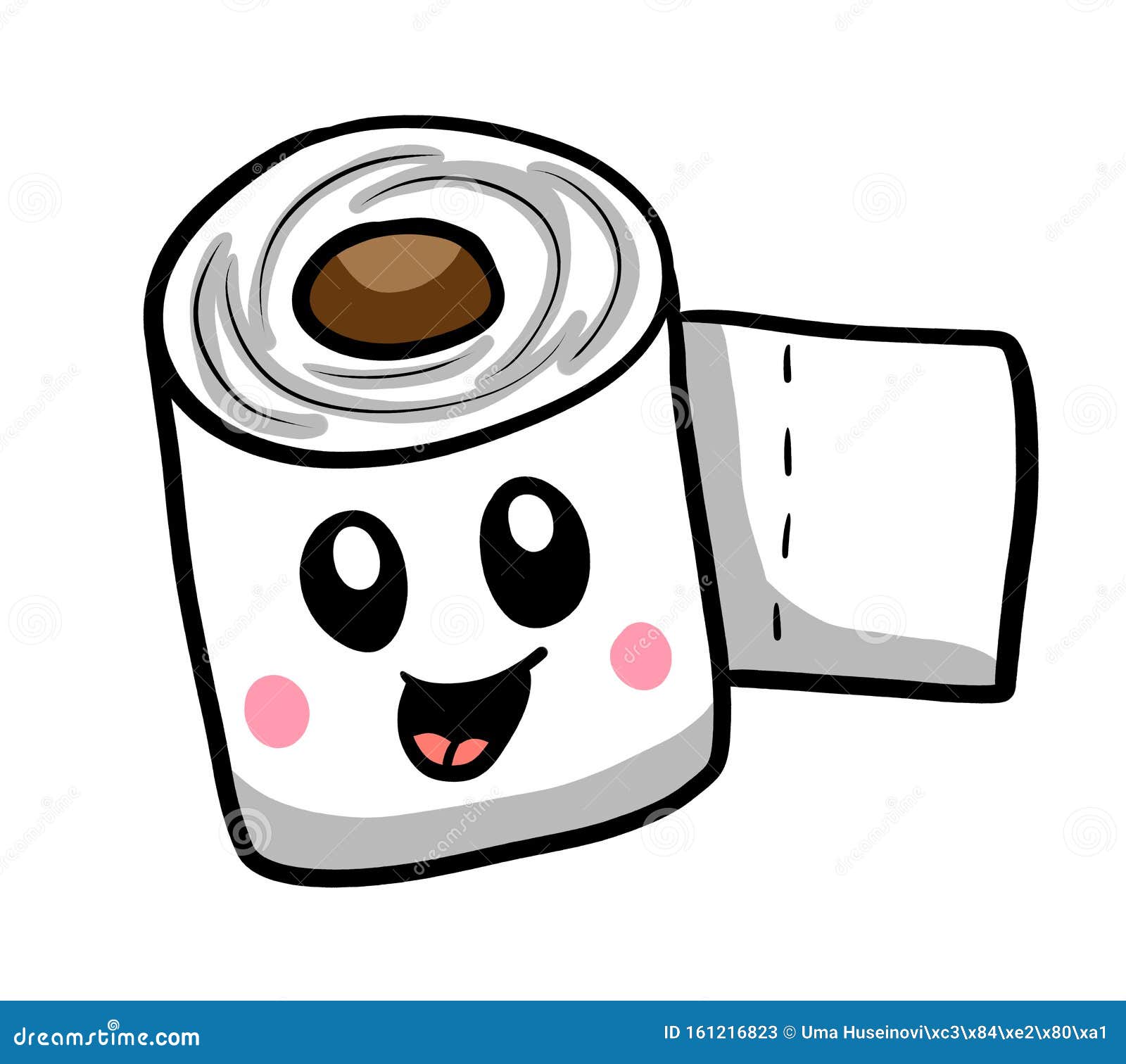 Cheerful Little Cartoon Toilet Paper Stock Illustration - Illustration of color, comic: 161216823 Cheerful Little Cartoon Toilet Paper Stock Illustration - Illustration of color, comic: 161216823