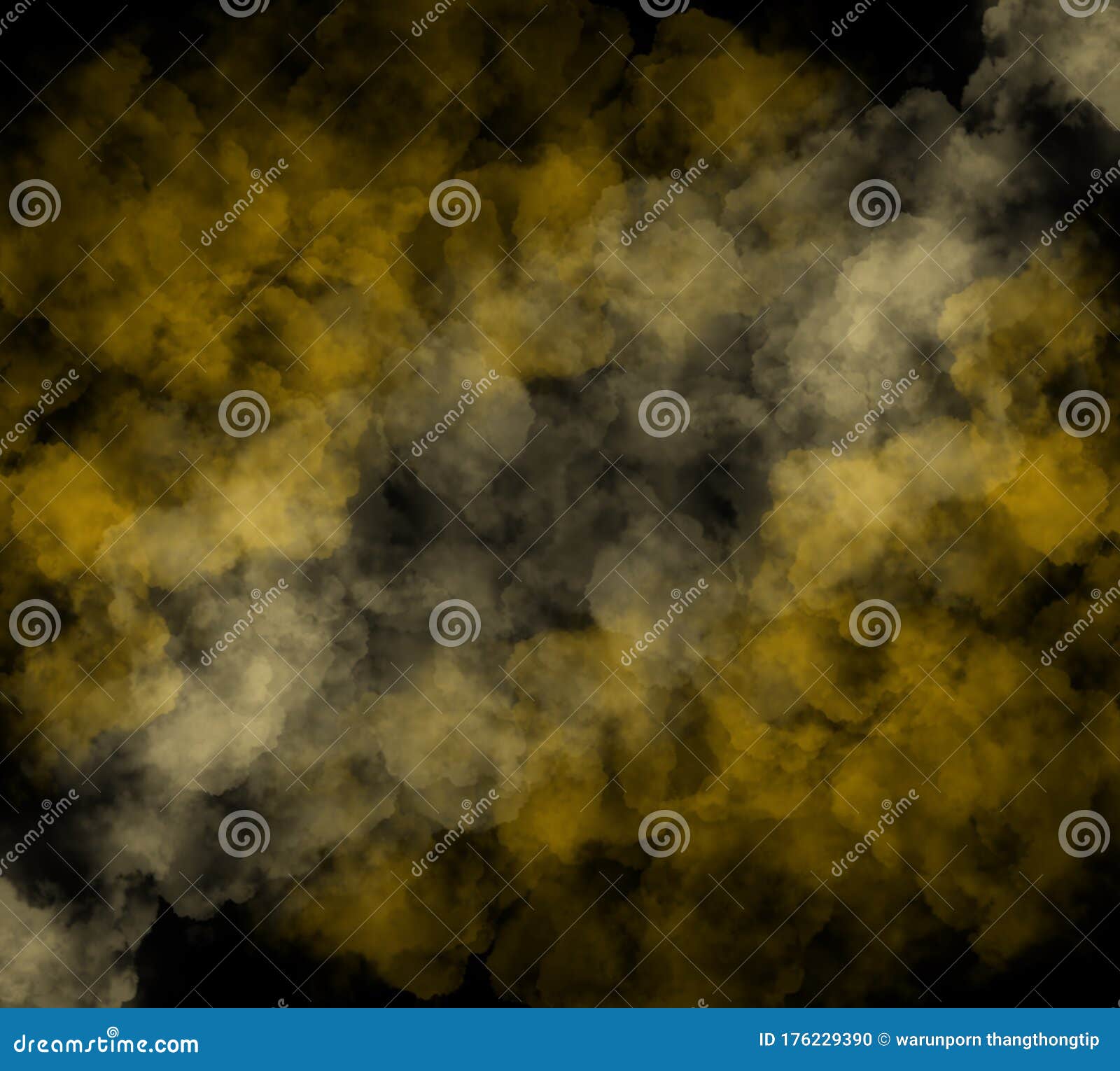 Digital Illustration Golden Smoke Isolated Transparent Special Effect.  Yellow Vector Cloudiness, Mist or Smog Background Stock Illustration -  Illustration of background, design: 176229390