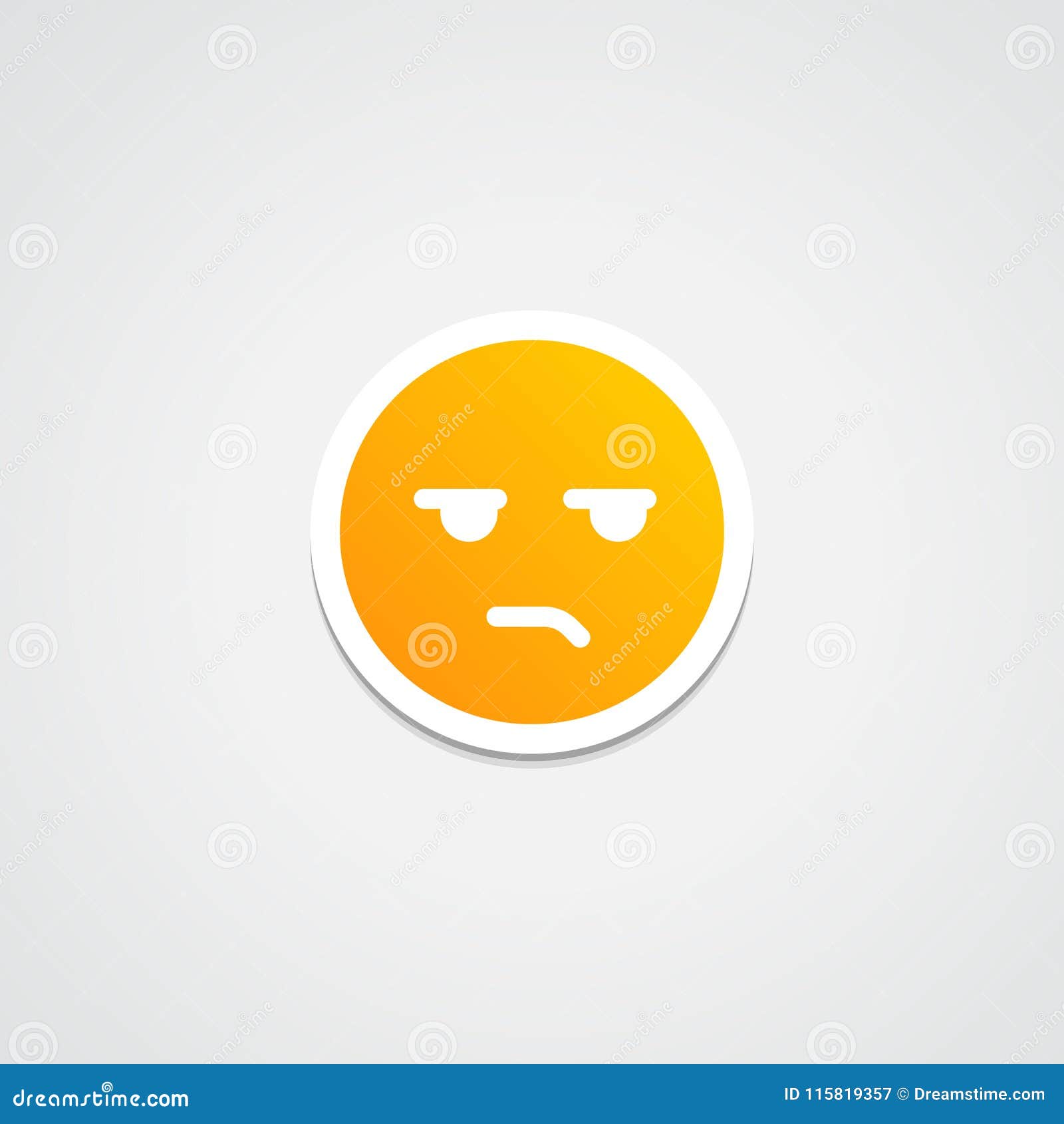 Unamused Face Emojis Stickers for Sale