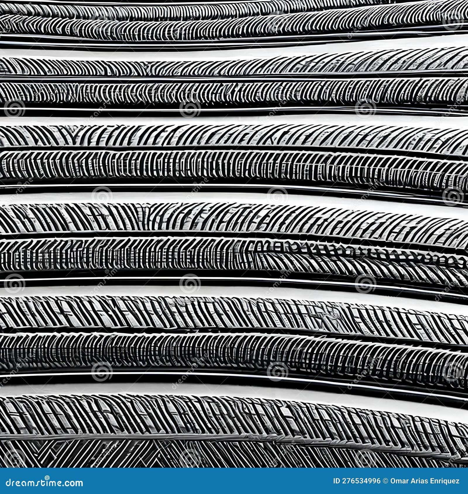 a digital interpretation of a tire tread, with textured and patterned s resembling the grooves of a tire1, generative ai
