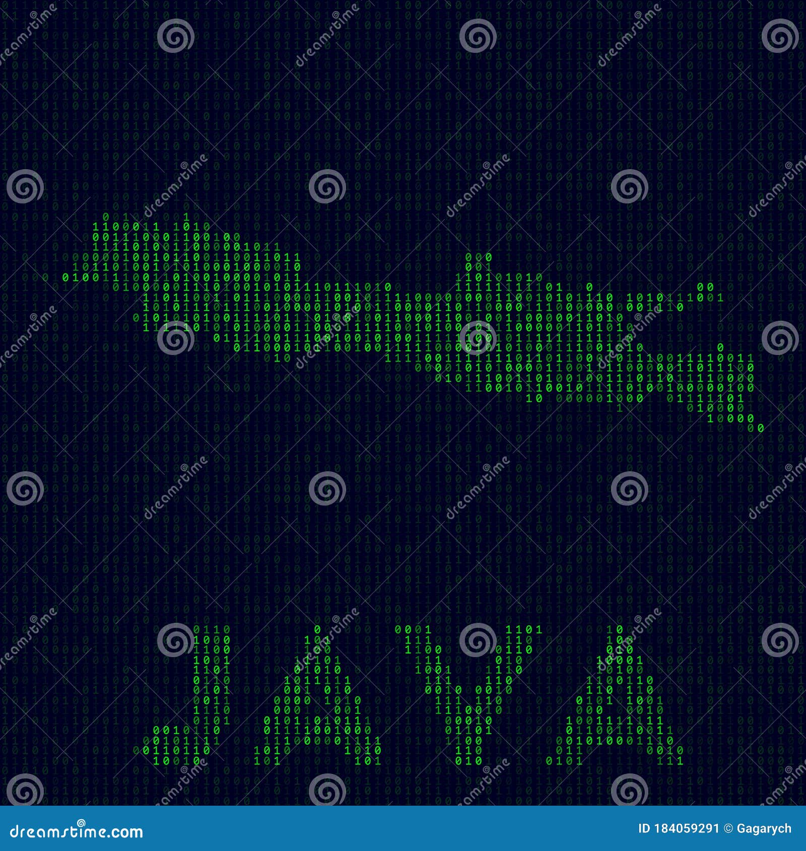 Digital Java logo. stock vector. Illustration of java 184059291