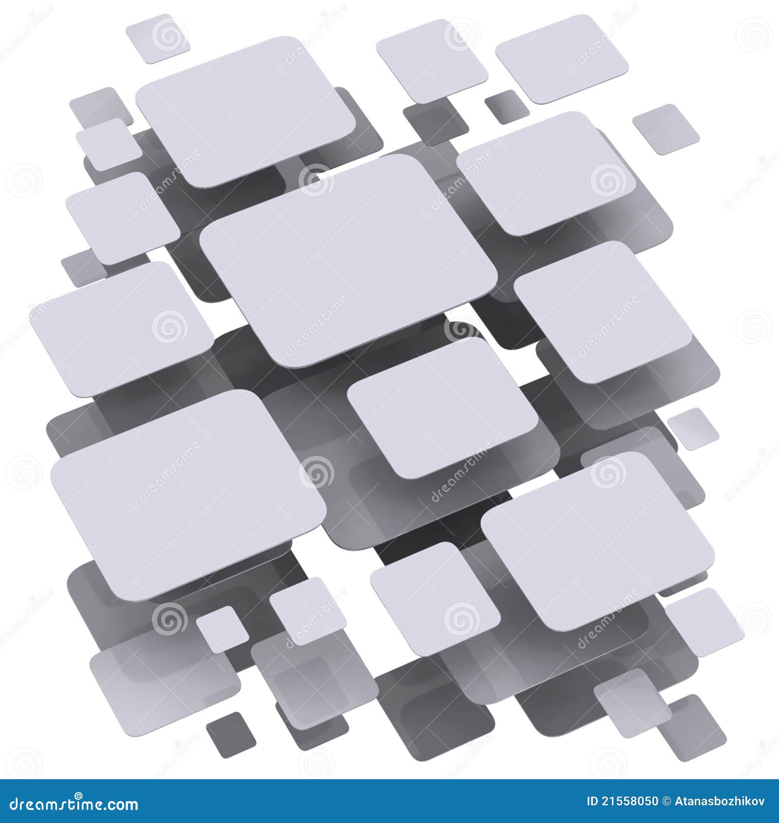 Digital Labels 3D Render stock illustration. Illustration of browse