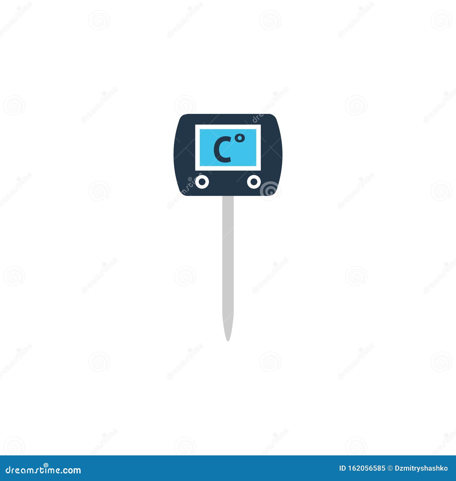 Oven Thermometer Icon Cooking Clipart Isolated Stock Illustration