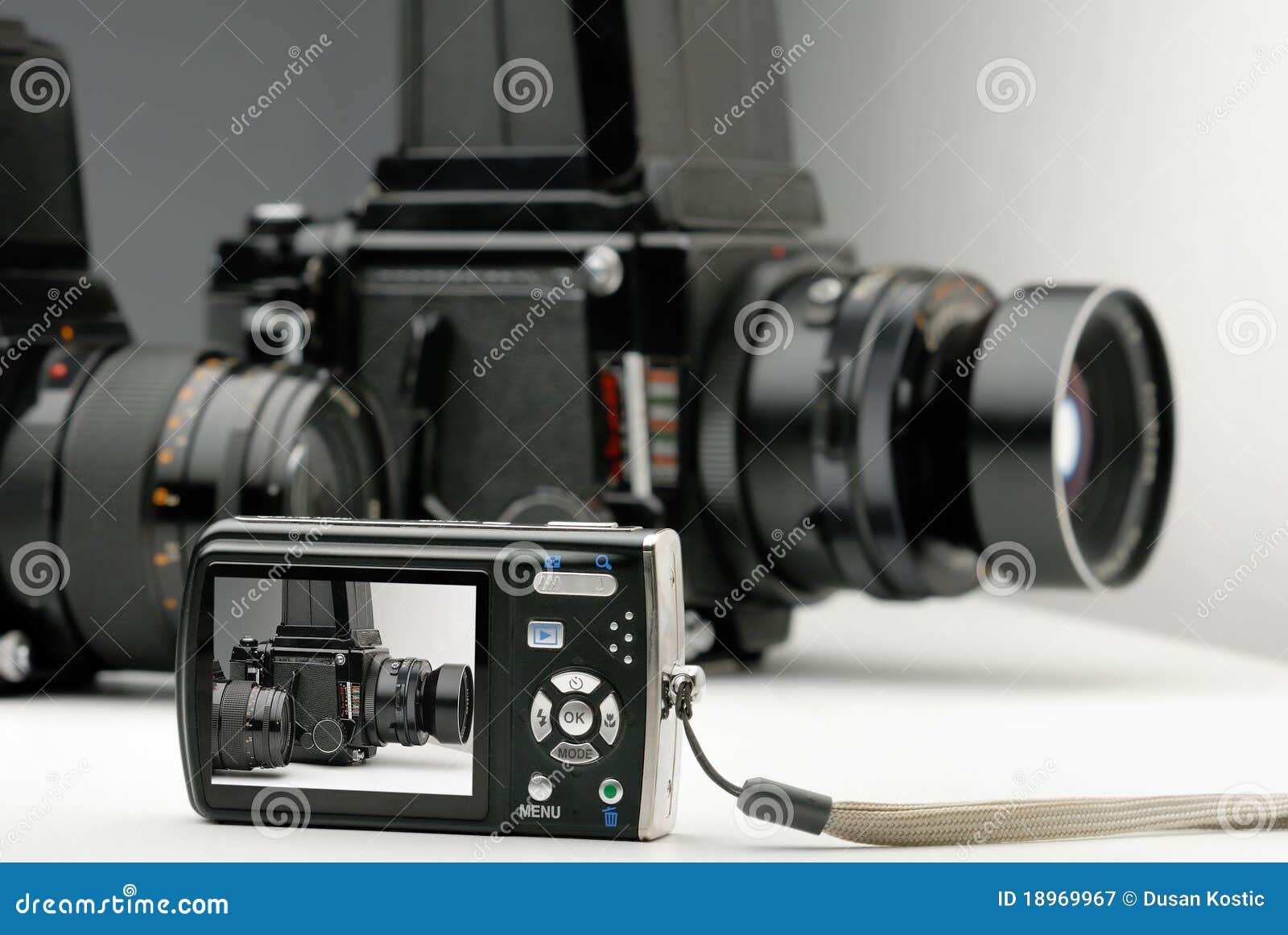 Digital and medium format stock image. Image of technology 18969967