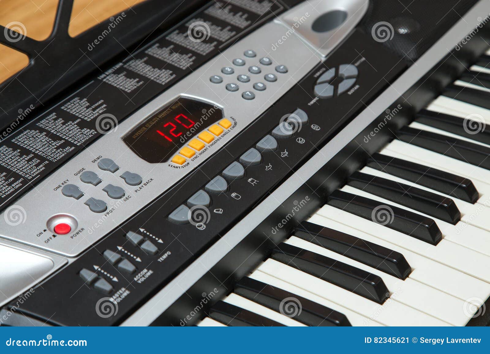 Digital midi keyboard stock image. Image of modern, background - 82345621