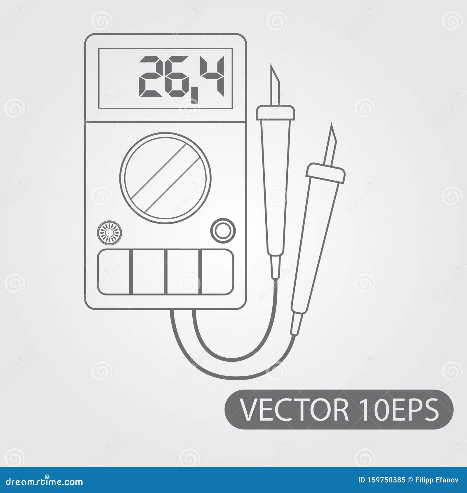 Digital Multimeter Sketch