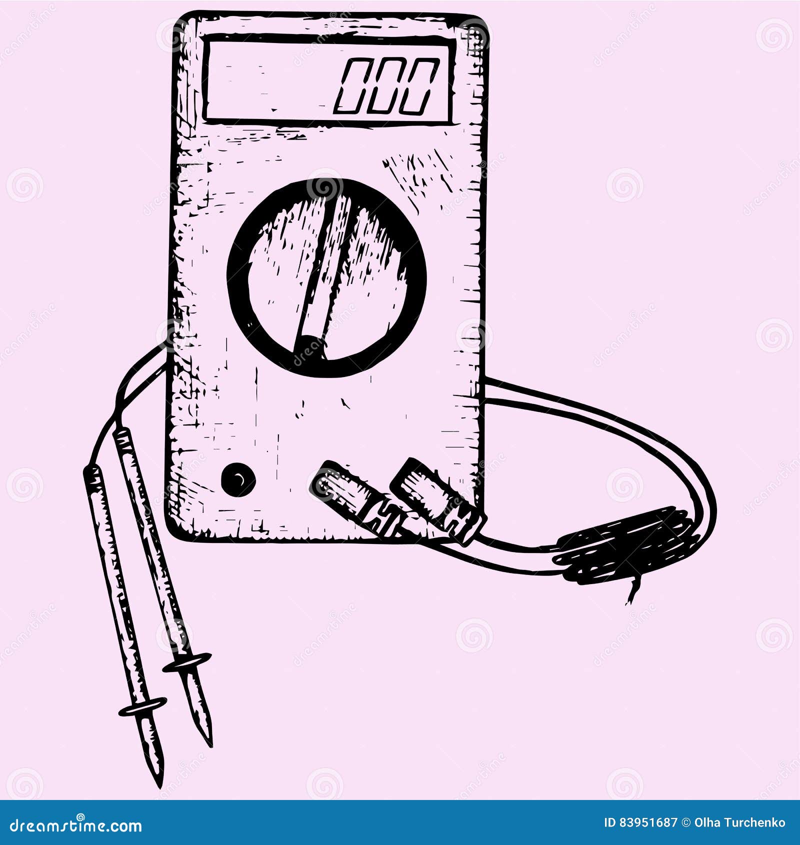 Digital Multimeter Sketch