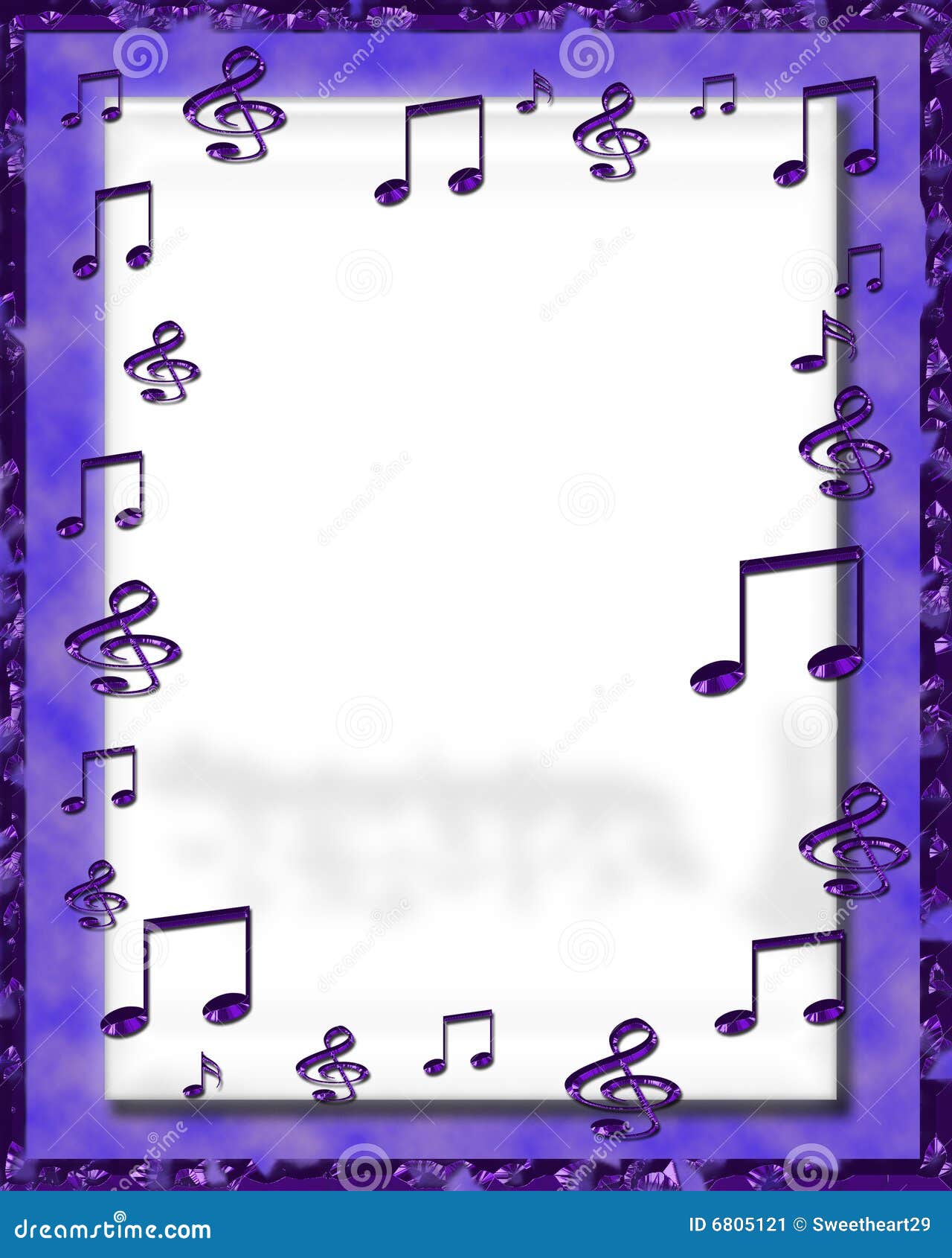 Digital Music Frame stock illustration. Image of sound 6805121