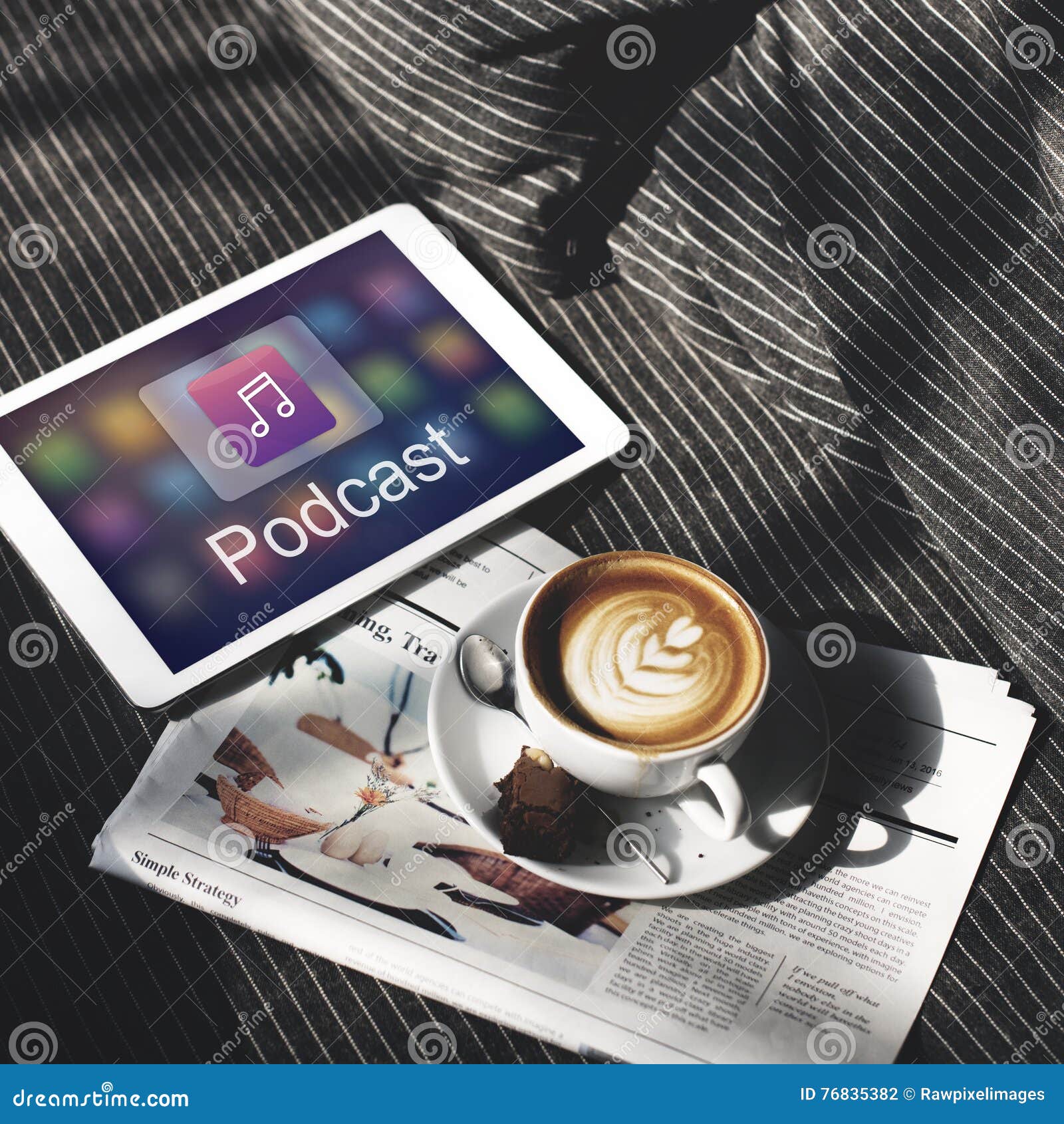 Digital Music Streaming Multimedia Entertainment Online Concept Stock Photo - Image of media ...