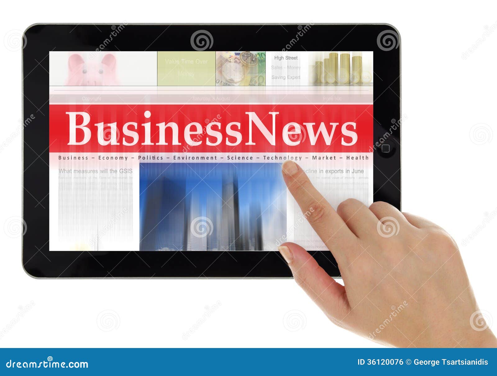 NACHRICHTEN AUF DEM COMPUTER ODER ANDROID TABLET LESEN visual data 5