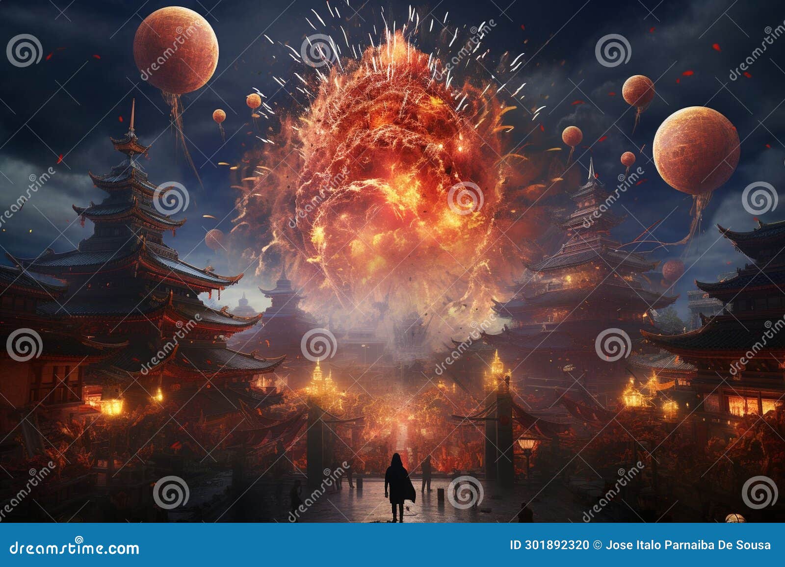 digital paintings portraying the cultural