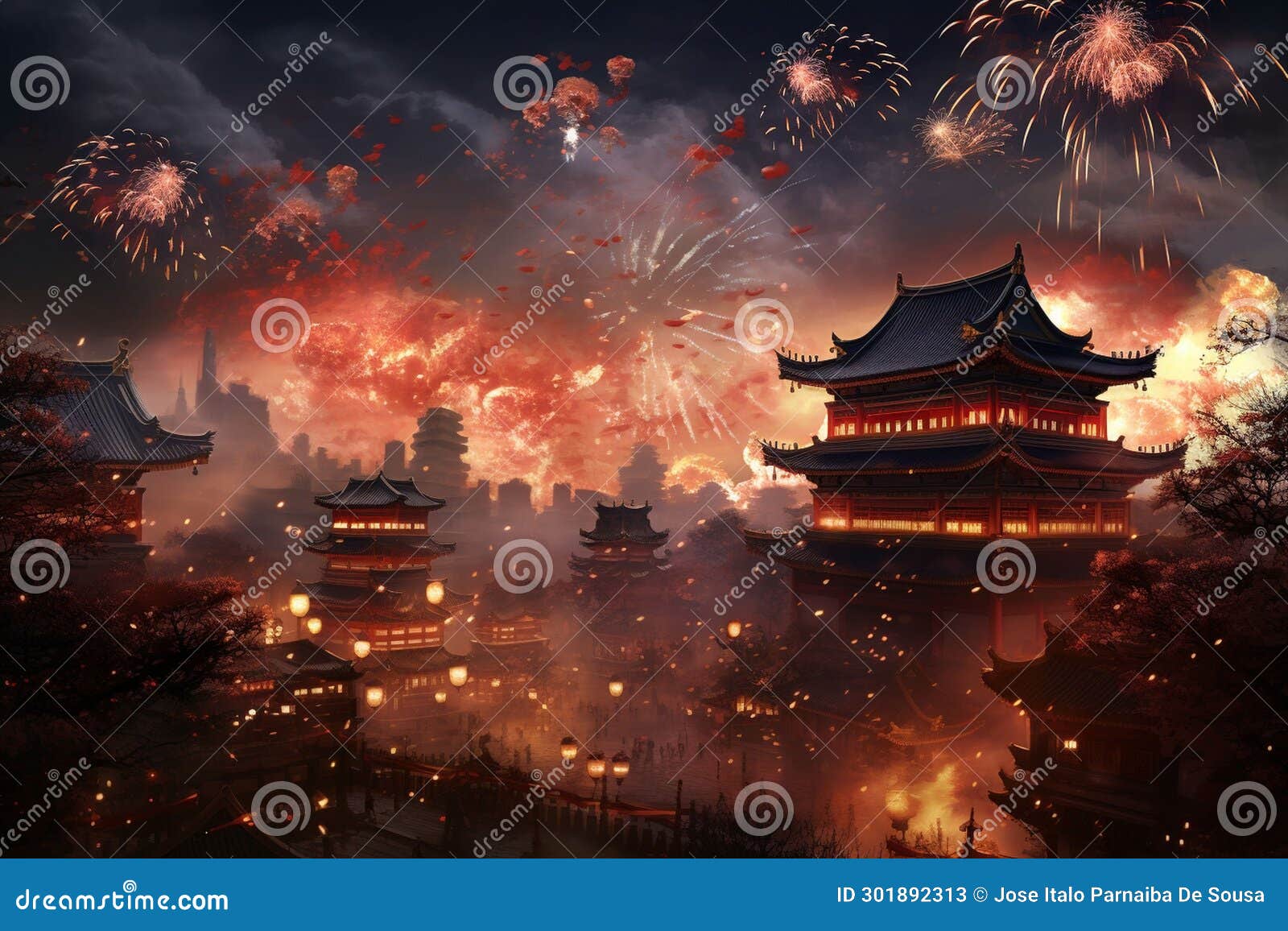 digital paintings portraying the cultural