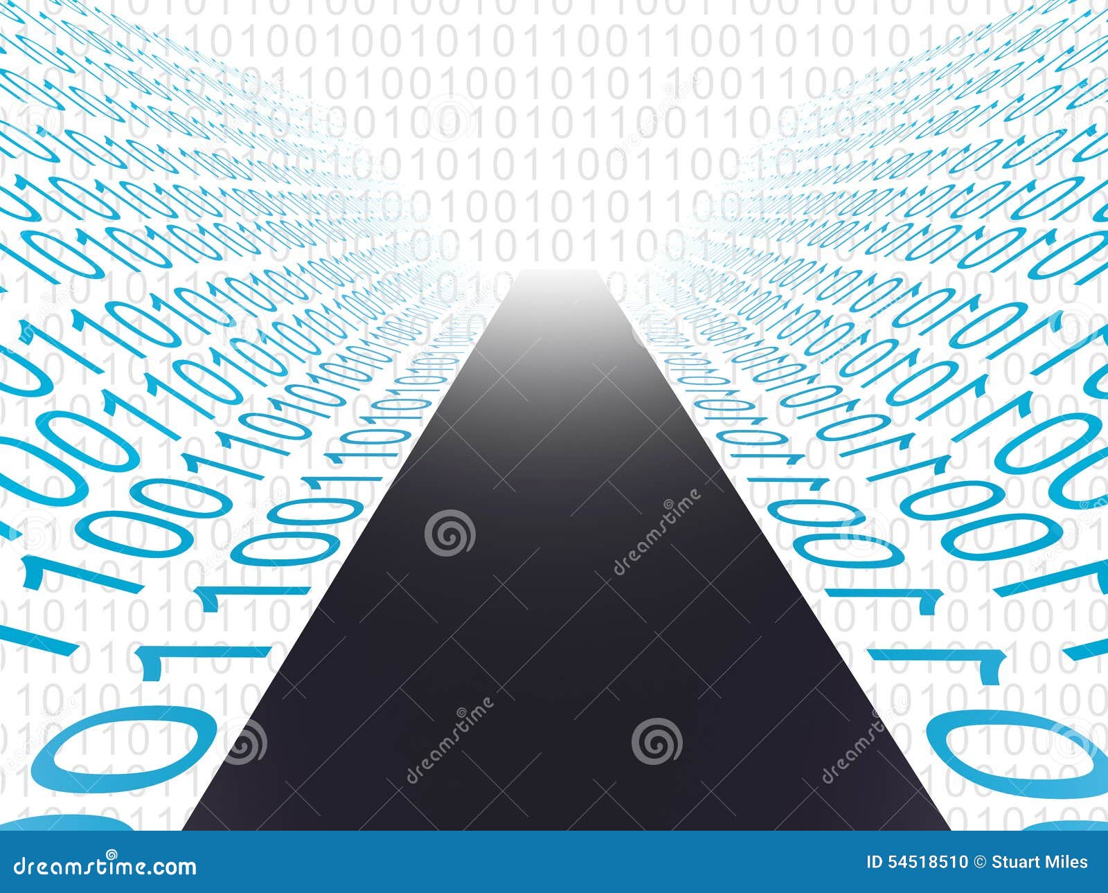 Digital Path Represents Hi Tech And Computer RoyaltyFree Stock