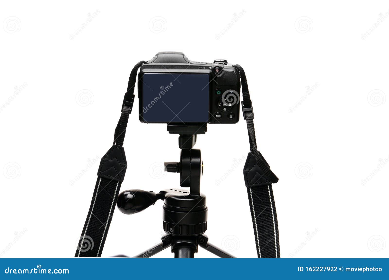Digital Photo Camera on a White Background Stock Photo Image of