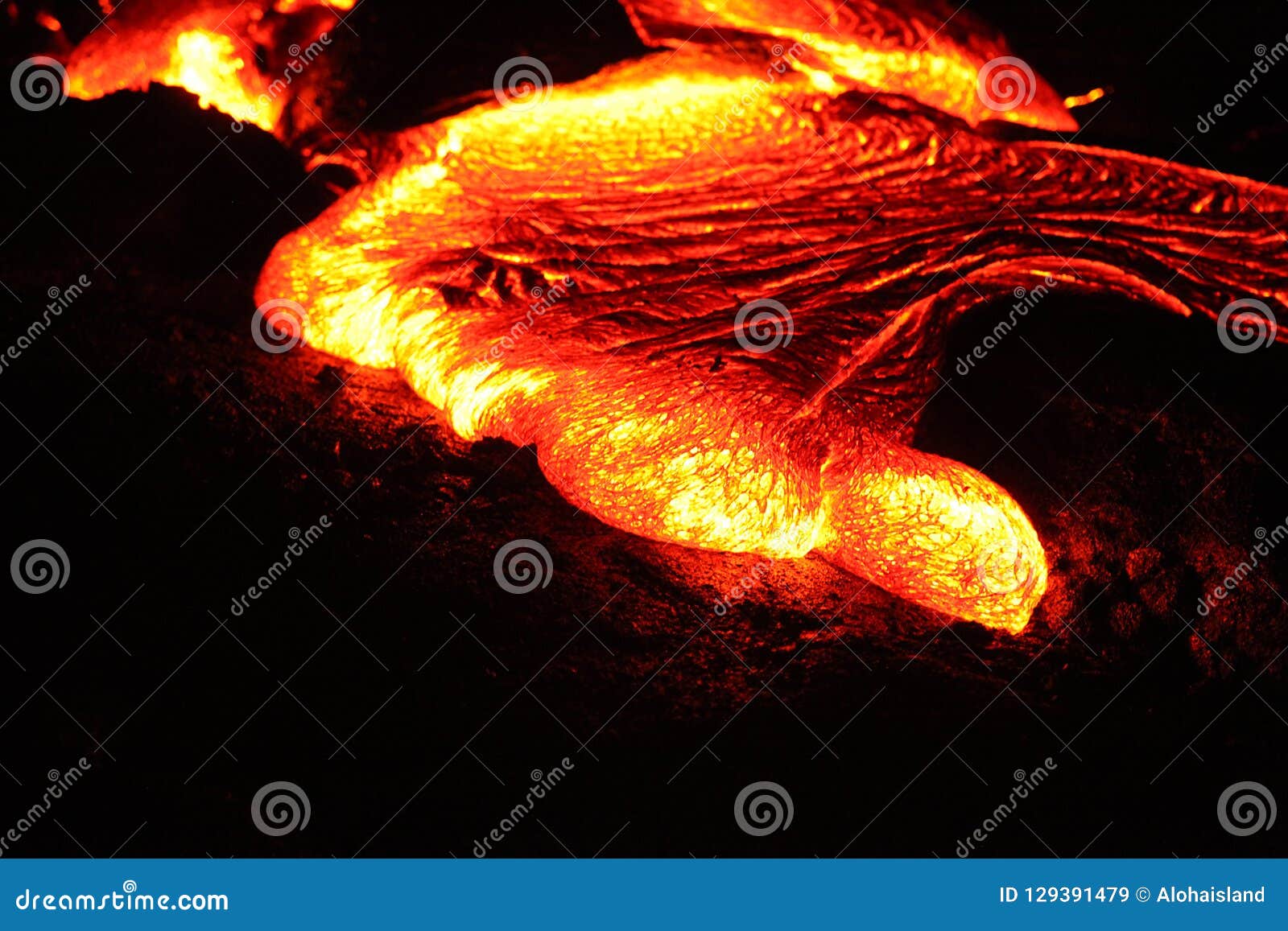 digital photography background of big island hawaii kilauea lava volcano flow