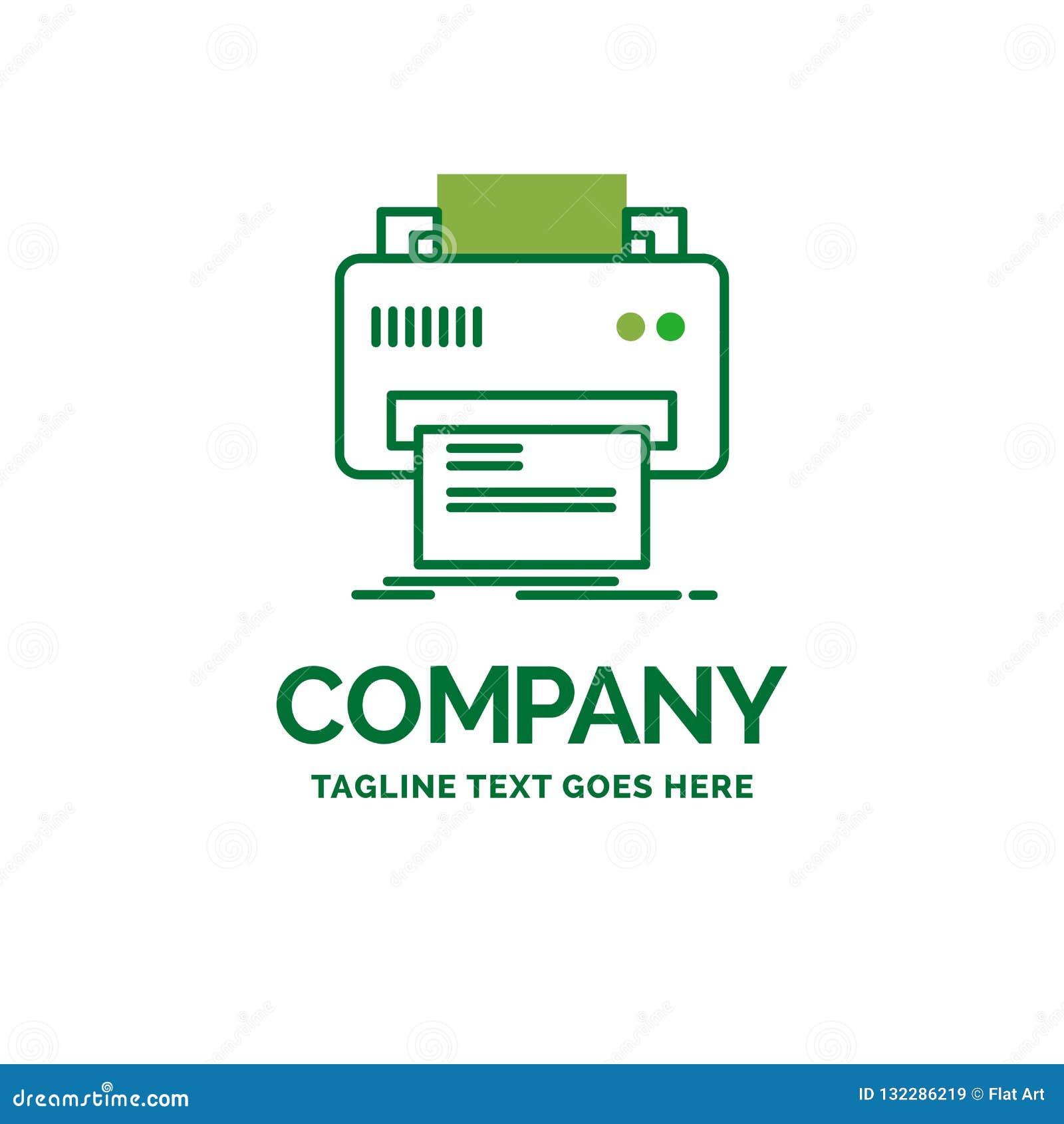 Digital Printer Printing Hardware Paper Flat Business Logo T