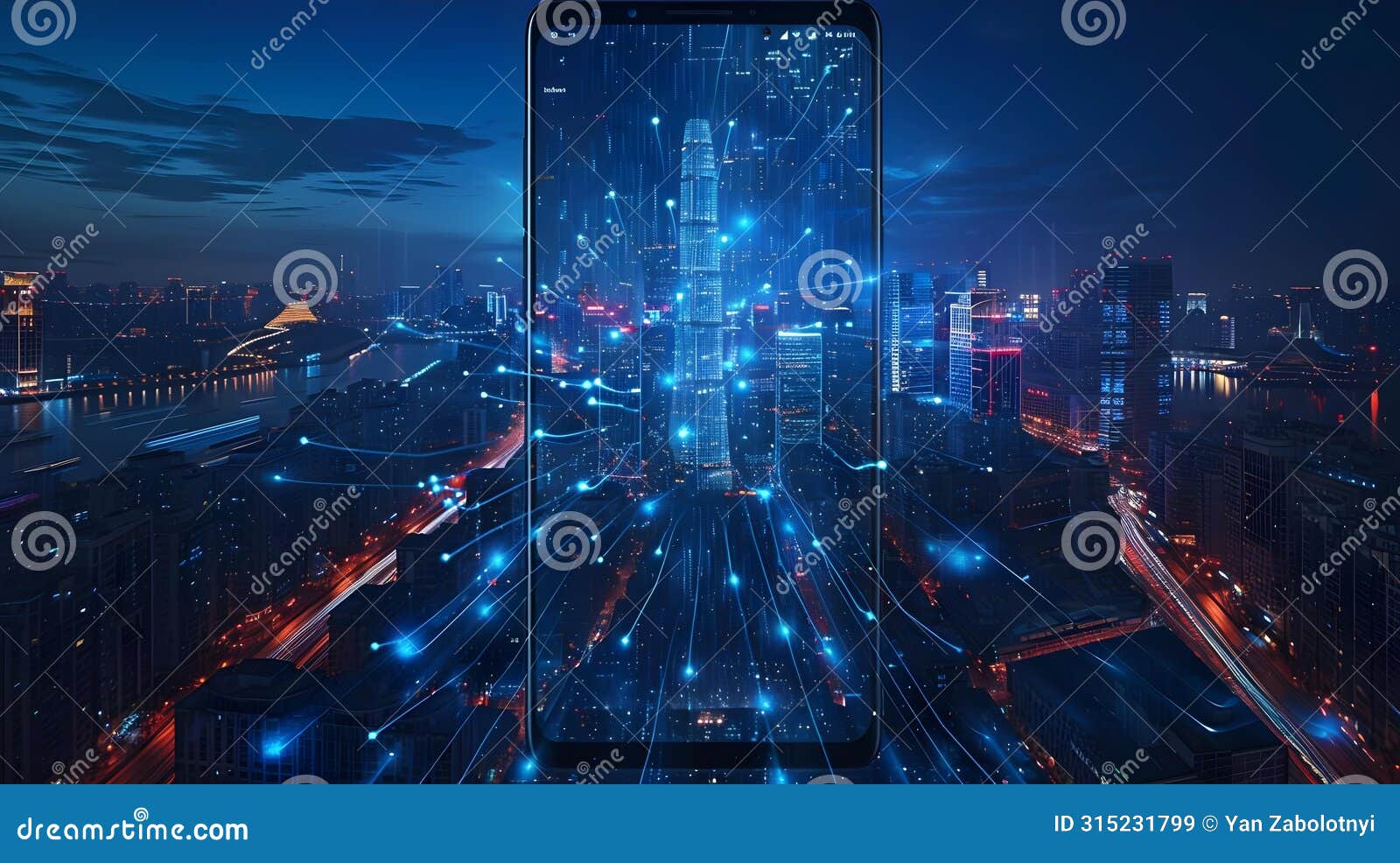 digital pulse: cybersecurity in the city's veins. concept data breaches, online threats, network