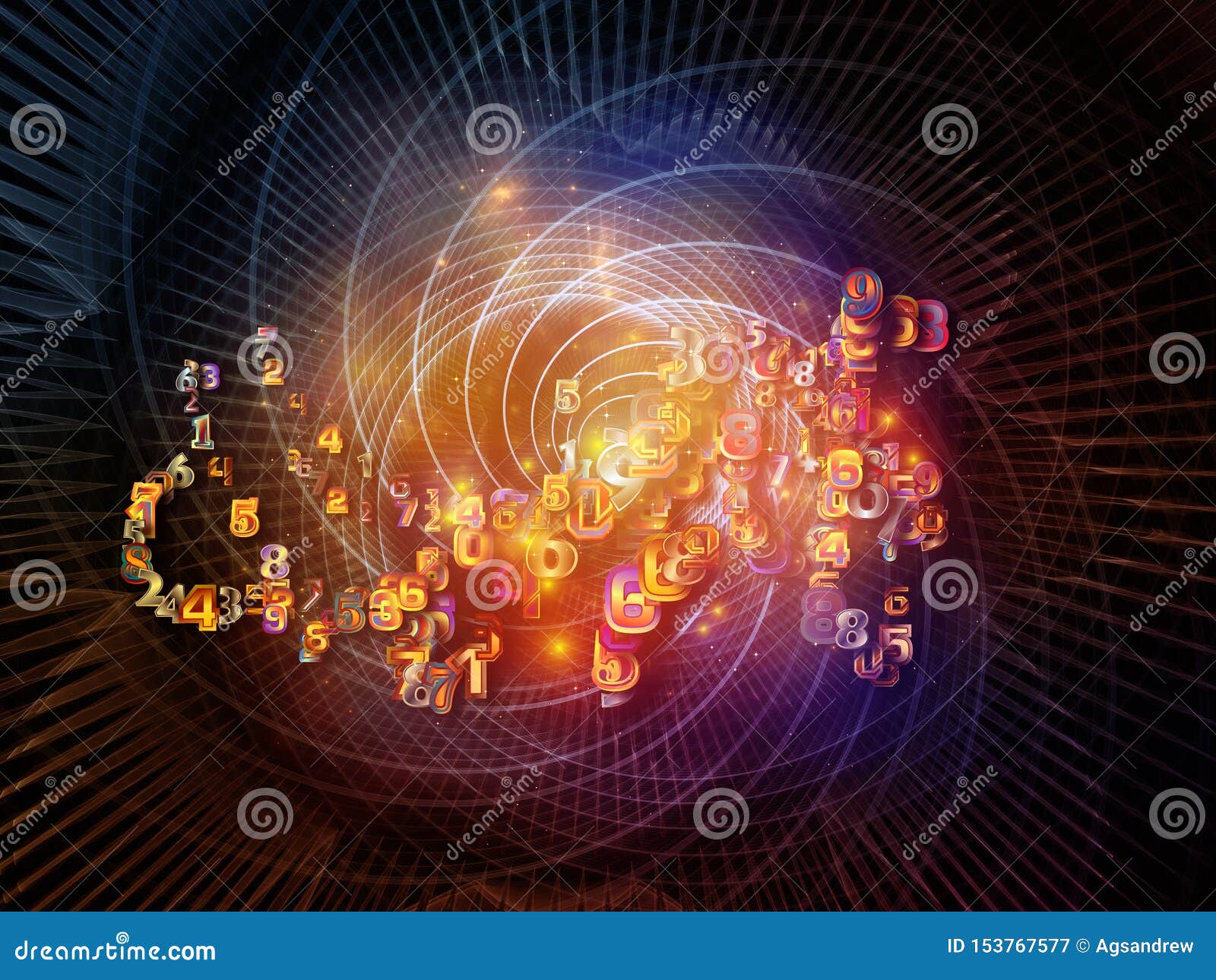 Digital Realm stock illustration. Illustration of communication 153767577
