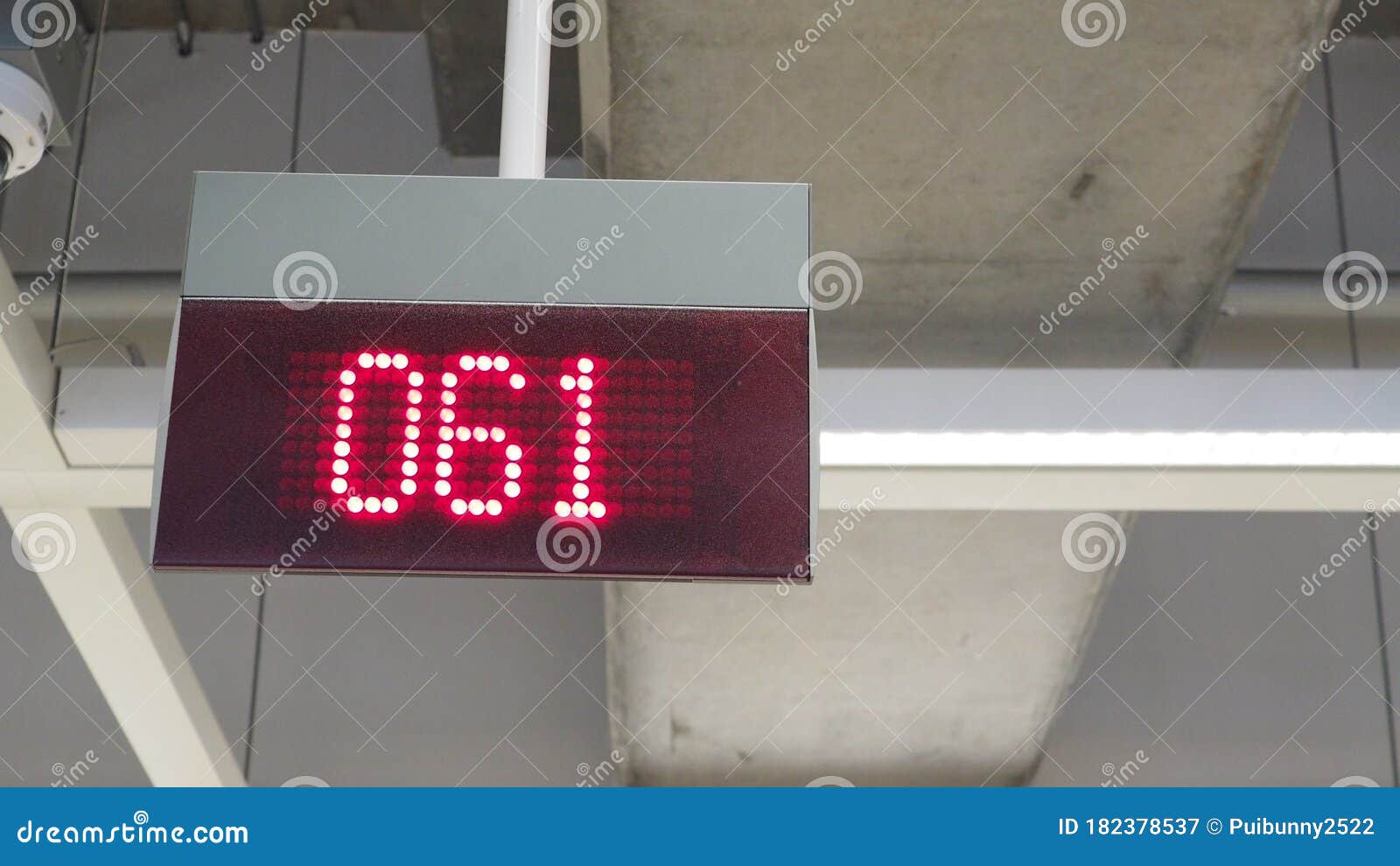 Trafik Forhøre boksning Digital Sign for Queue Counter. Display Board System in LED Light Stock  Image - Image of control, black: 182378537