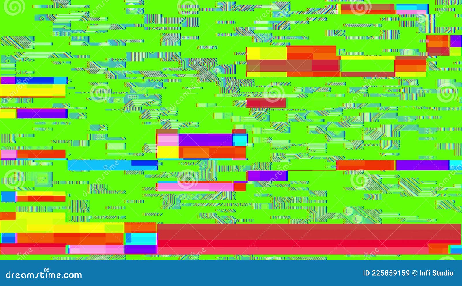 Digital Interference - Dark Glitch Effect Loop