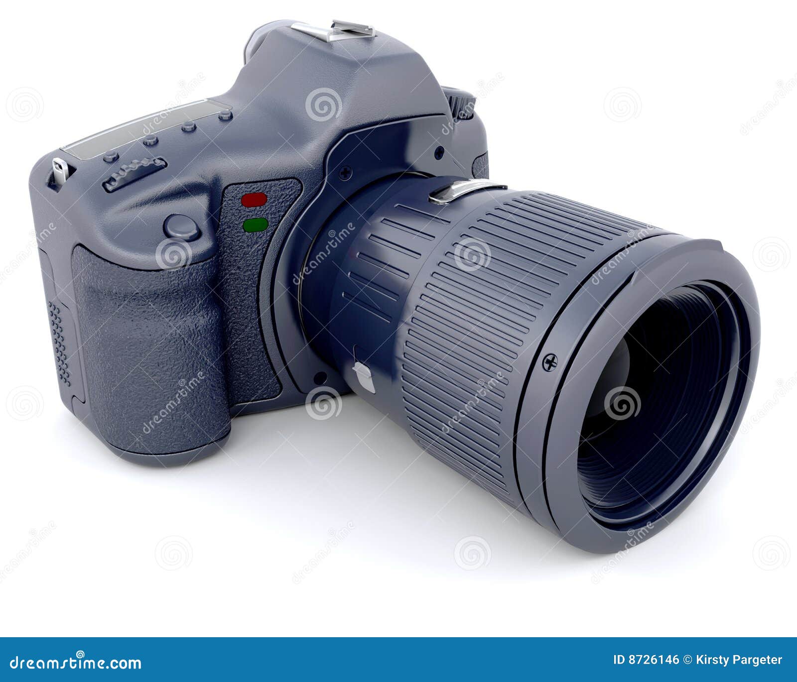 digital slr camera with telephoto zoom lense
