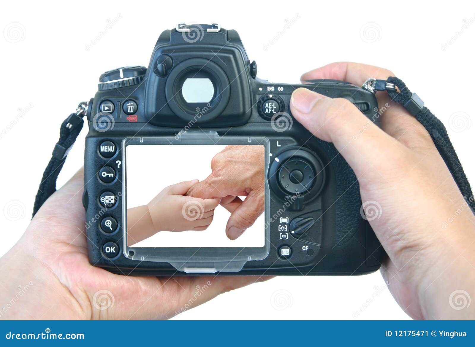 Digital still camera stock image. Image of media, care - 12175471