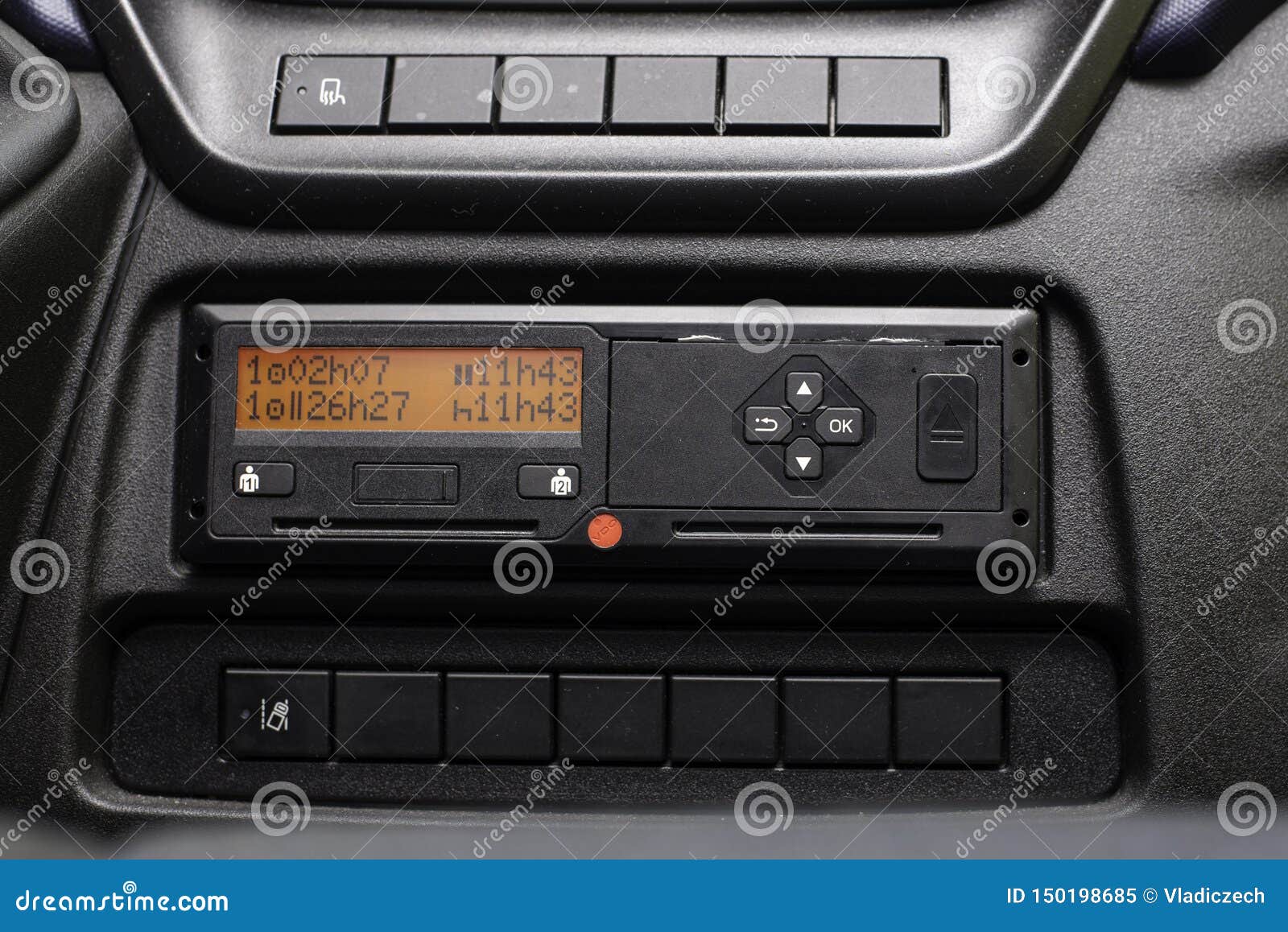 Digital Tachograph Display Shows The 11 Hour Day Break Starting New Shift No Personal Data Tachograph In A Van Stock Image Image Of Brake Legal Digital Tachograph Display Shows The 11 Hour Day Break Starting New Shift No Personal Data Tachograph In A Van Stock Image Image Of Brake Legal