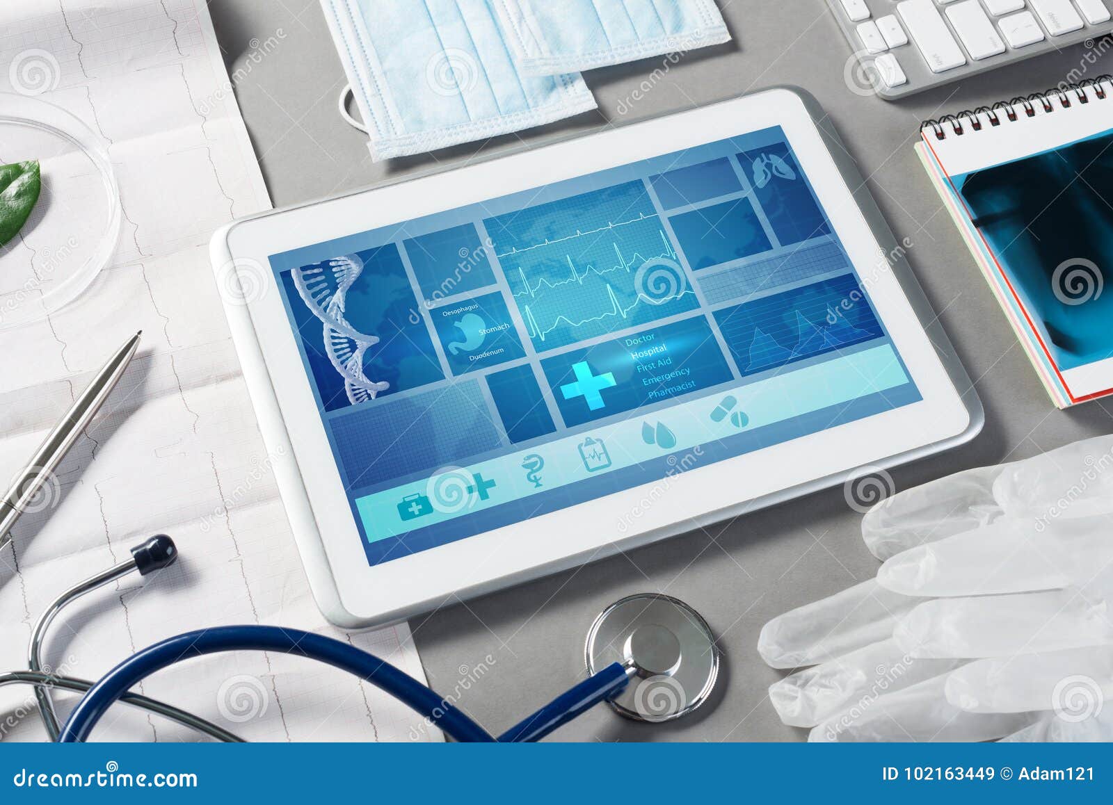 Digital Technologies in Medicine Stock Image Image of diagnosis