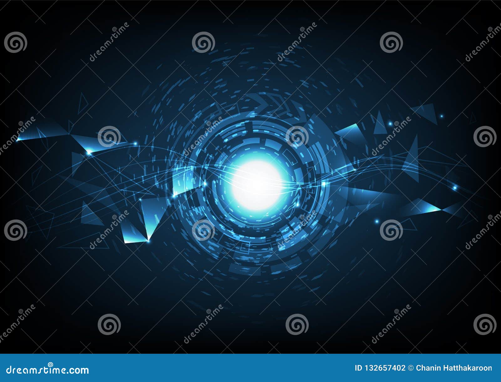 Digital Technology Abstract Background Modern With Blend Bright Stock Vector Illustration Of Electronic Design 132657402